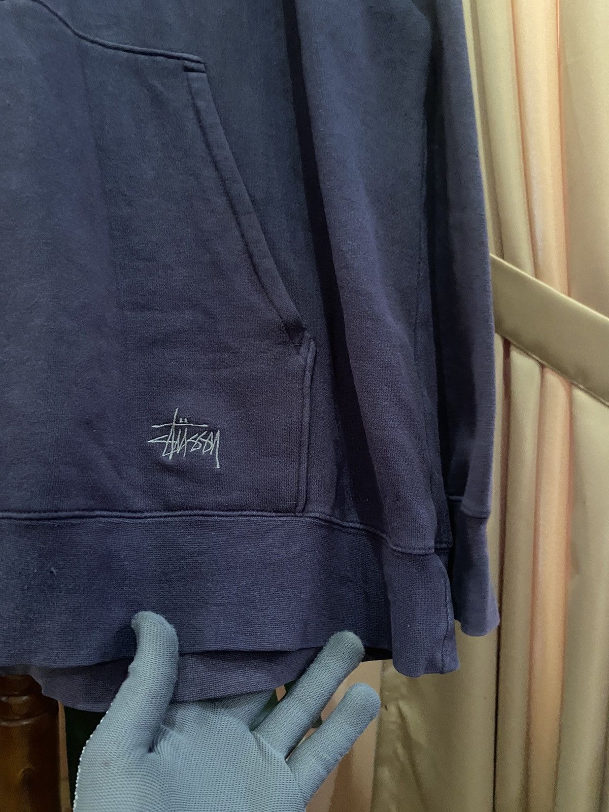 Stussy Vintage Stüssy Faded Black Hoodie with Front Logo Size US M / EU 48-50 / 2 - 5 Thumbnail