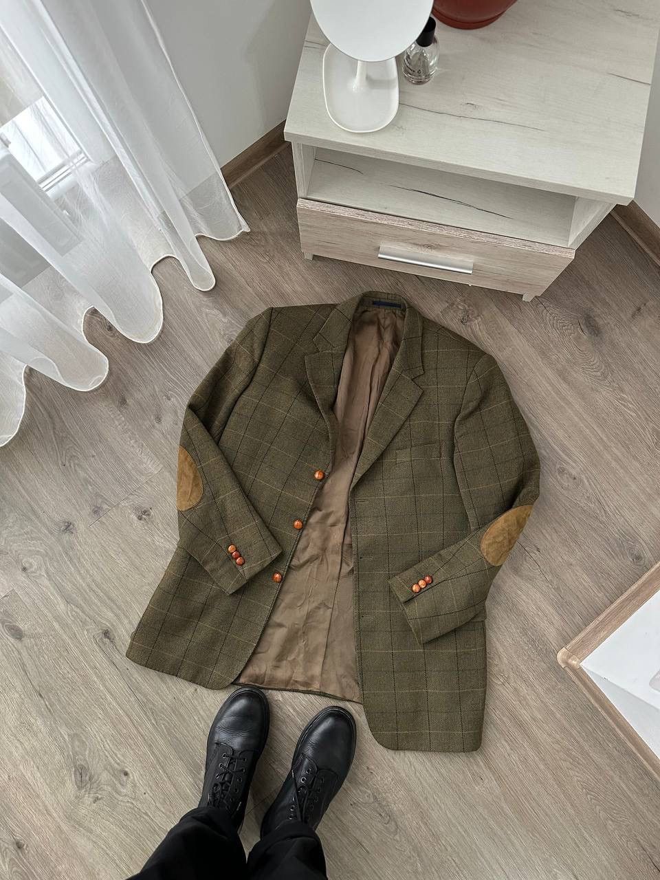 Burberry × Vintage Vintage Blazer Burberry Mens Eckerle Herrenmoden Jacket Size 38R - 11 Thumbnail