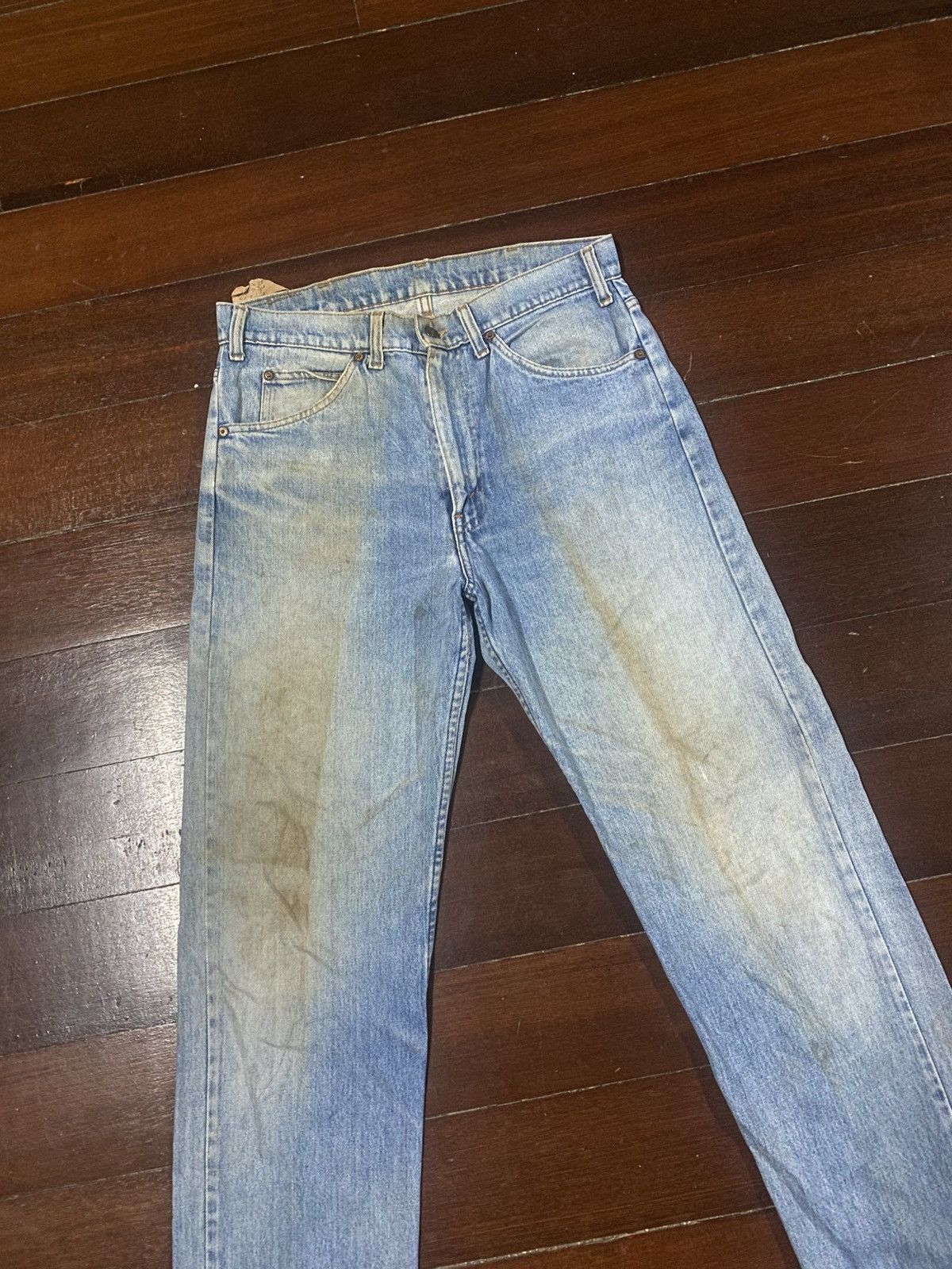 Levi's Vintage 80s 90s Levi’s Oren tag rusty distressed mud wash Size US 32 / EU 48 - 5 Thumbnail