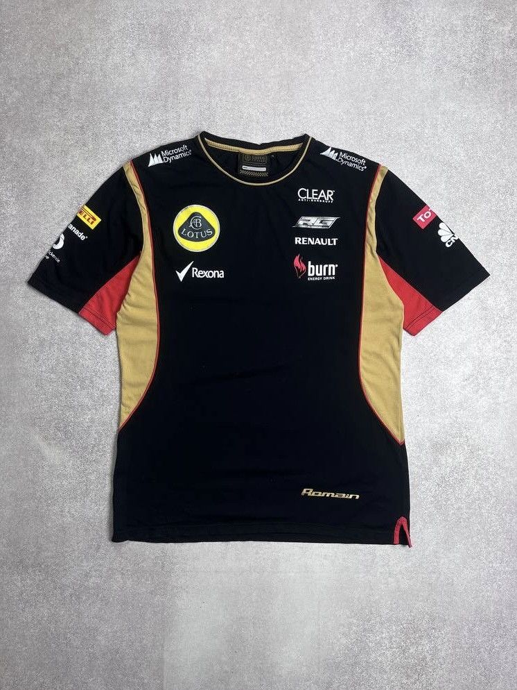 Vintage Vintage Lotus F-1 Racing Boxy T-shirt Y2K XL Size US XL / EU 56 / 4 - 1 Thumbnail
