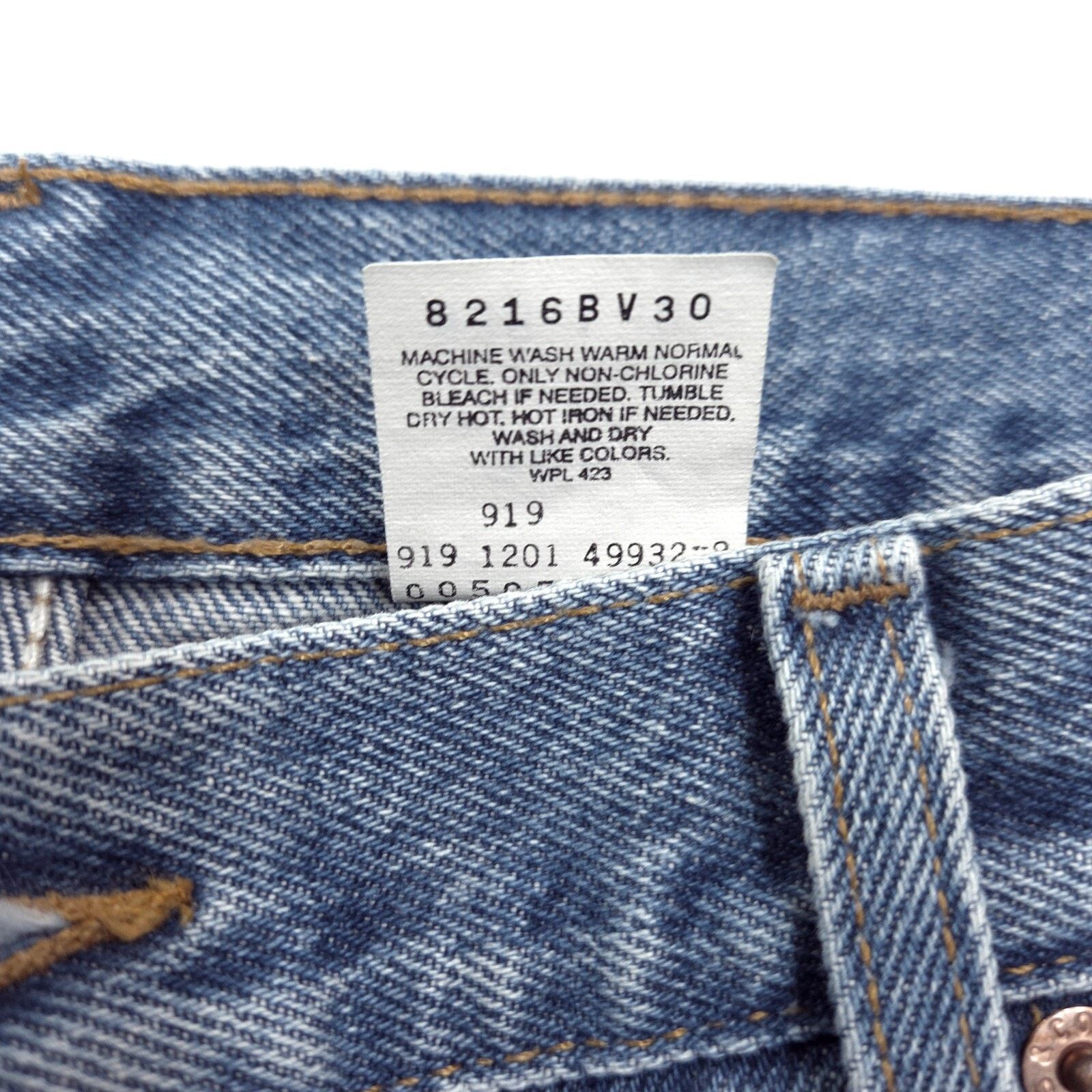 Levi's Vintage Levis 505 Jeans Mens 38x30 Blue Dad Work USA Size US 38 / EU 54 - 4 Thumbnail