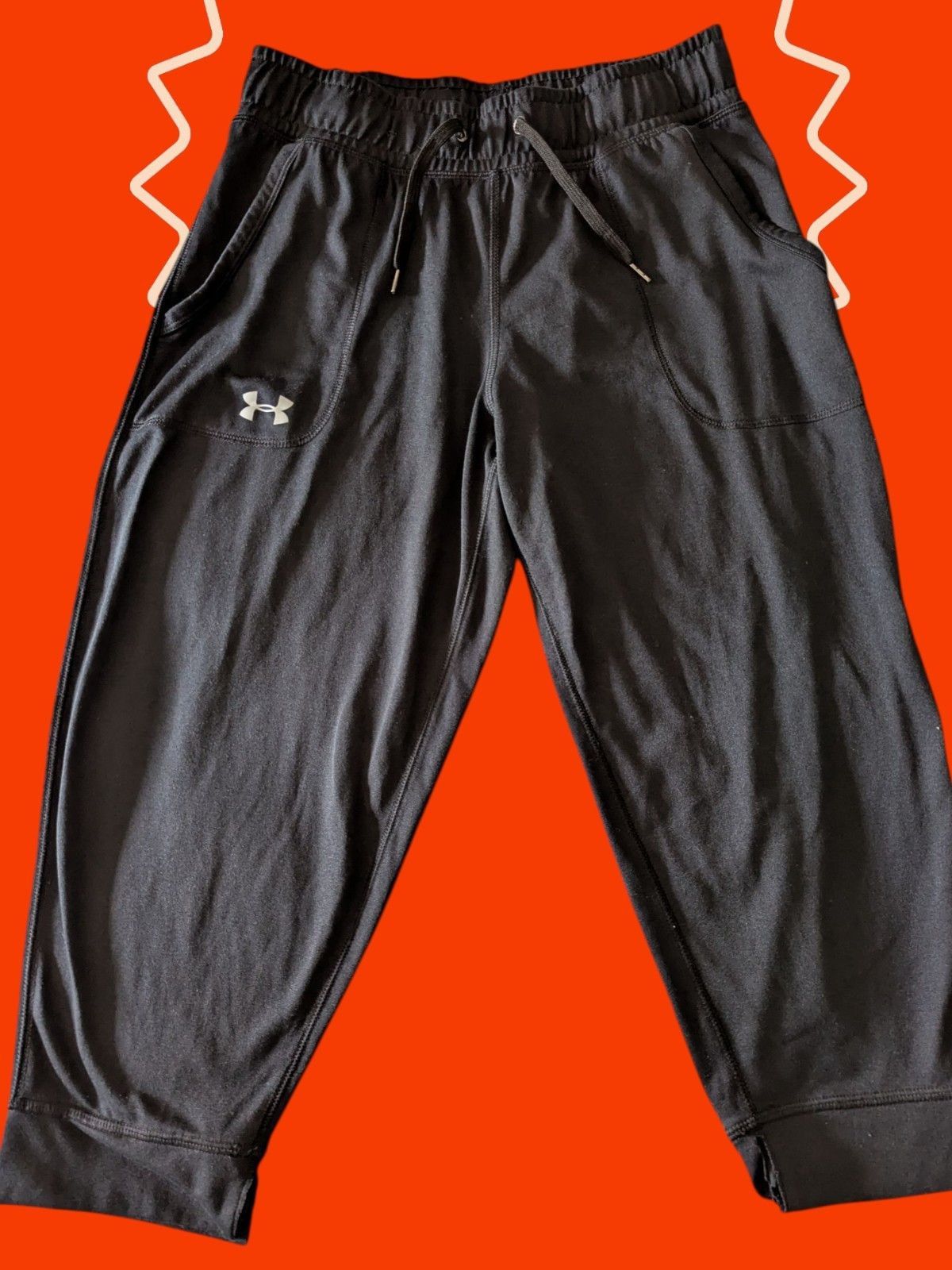 Under Armour Under Armour Womens Black Heat Gear Fitted Capri Leggings XS Size 26" / US 2 / IT 38 - 1 Thumbnail
