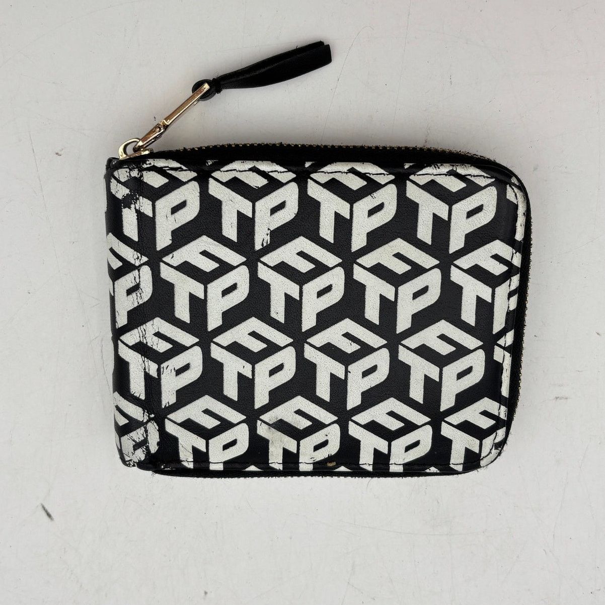 Fuck The Population FTP Dimensions Logo Leather Wallet Zip Streetwear Skate Size ONE SIZE - 2 Thumbnail