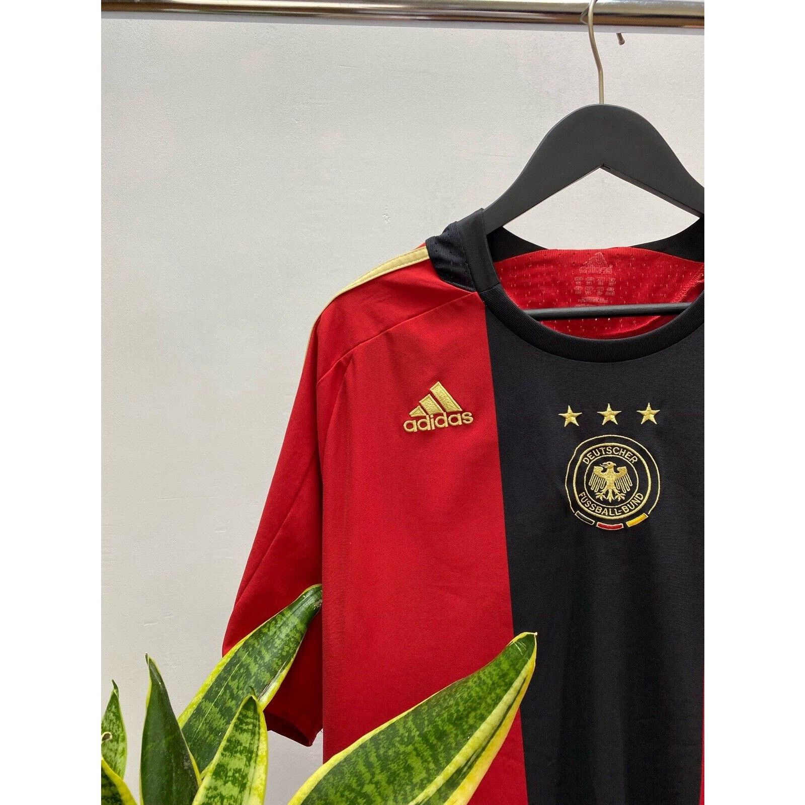 Adidas × Vintage Vintage Germany National 2008 Y2k Blokecore Football Shirt Size US XL / EU 56 / 4 - 8 Thumbnail