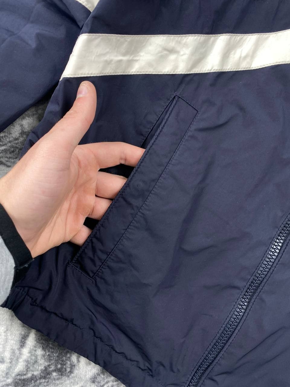 Moncler Moncler Tseren Giubbotto Nylon Jacket Kids Size 14A Blue Size US S / EU 44-46 / 1 - 6 Thumbnail
