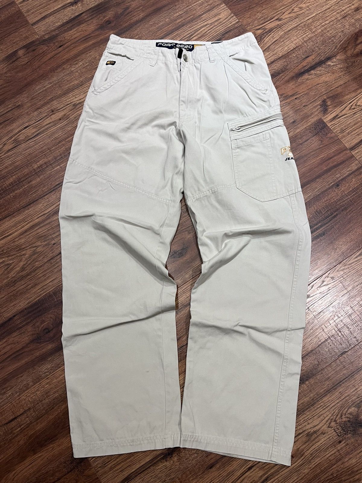 Point Zero Vintage PZCO Point Zero Wide Leg Baggy Jnco Style Cargo Pant Size US 32 / EU 48 - 1 Thumbnail