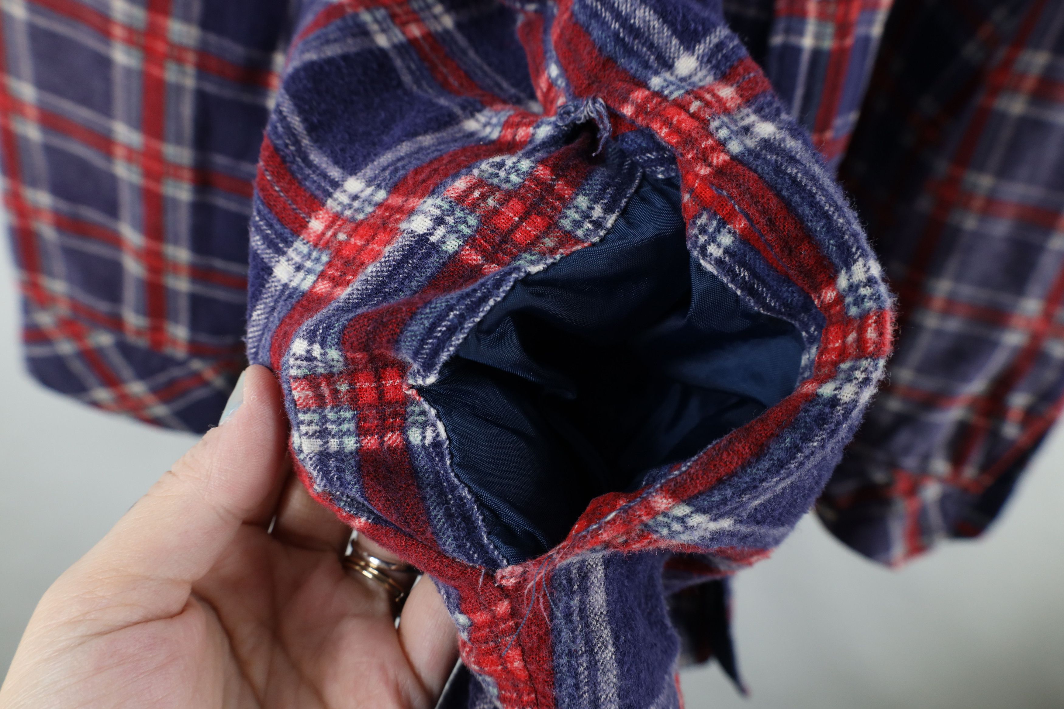 Vintage Vintage 90s Streetwear Flannel Shirt Jacket Jac Shirt Size US XL / EU 56 / 4 - 7 Thumbnail