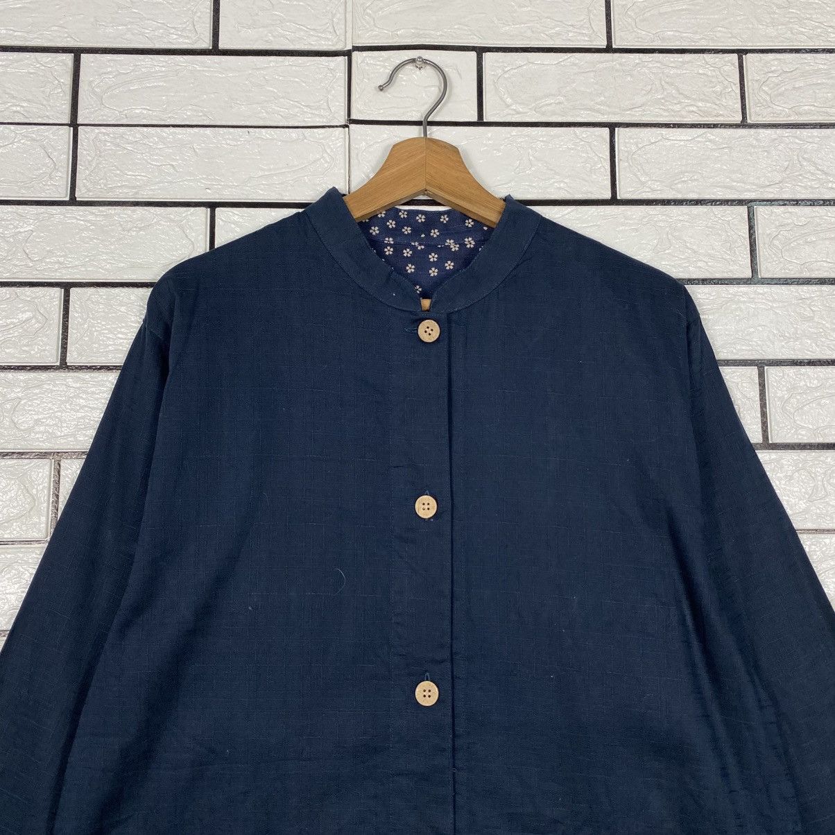 Japanese Brand 📌Vintage Indigo Kimono Japan Cardigan Jacket Issey Miyake Size US M / EU 48-50 / 2 - 4 Thumbnail