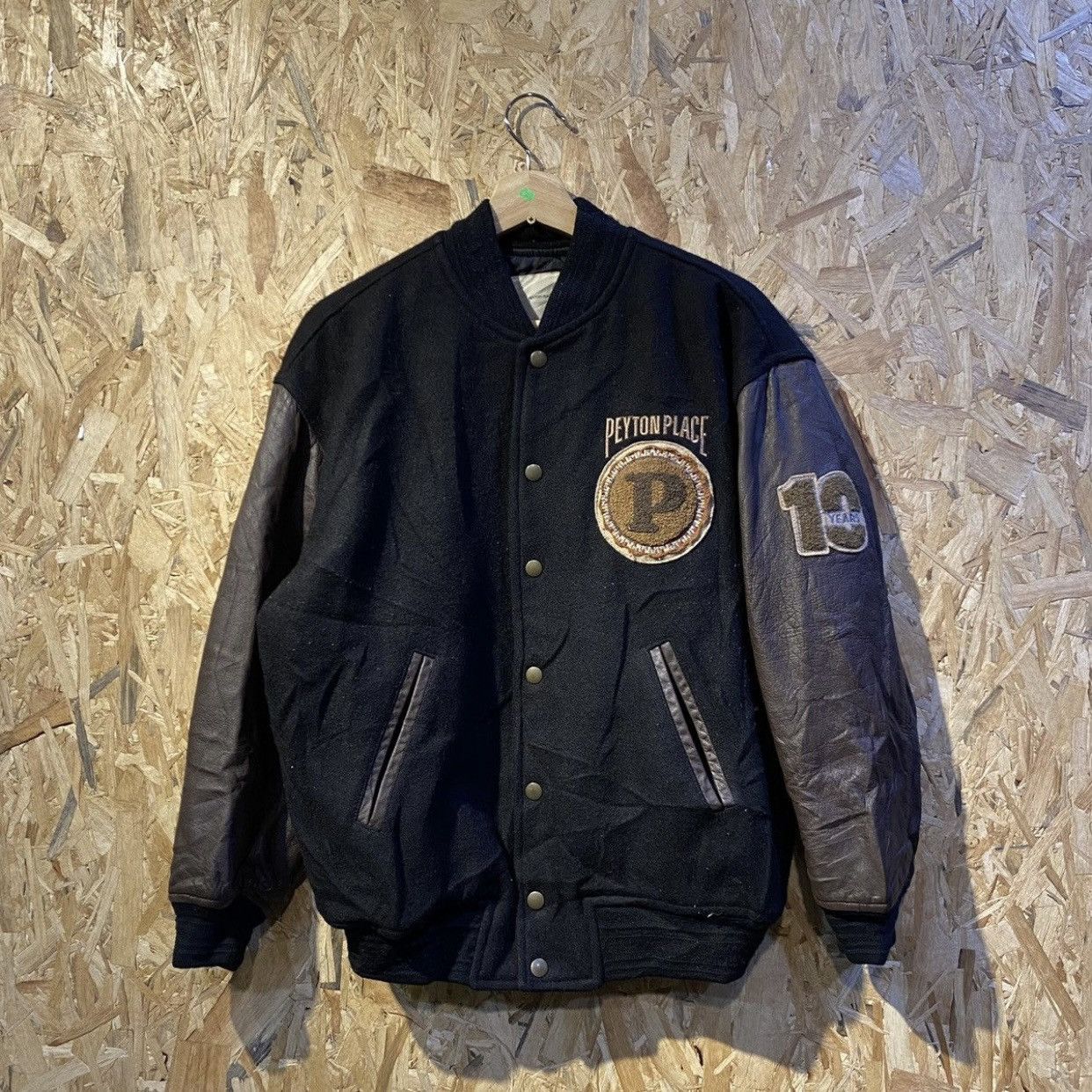PPFM × Vintage Vintage PPFM Peyton Place For Men Button Varsity Jacket Size US M / EU 48-50 / 2 - 2 Thumbnail