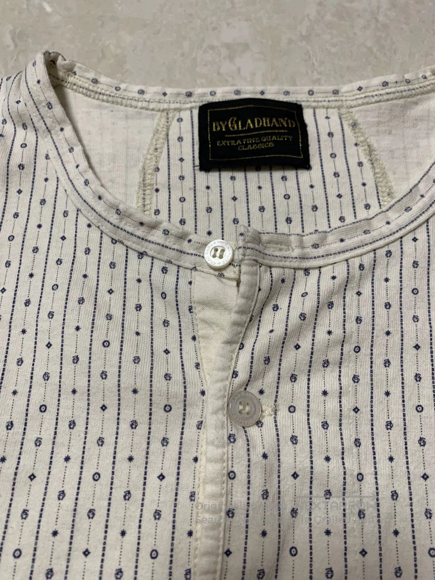 Japanese Brand Gladhand Eight-Point Sleeve Logo T-Shirt. Size US L / EU 52-54 / 3 - 3 Thumbnail
