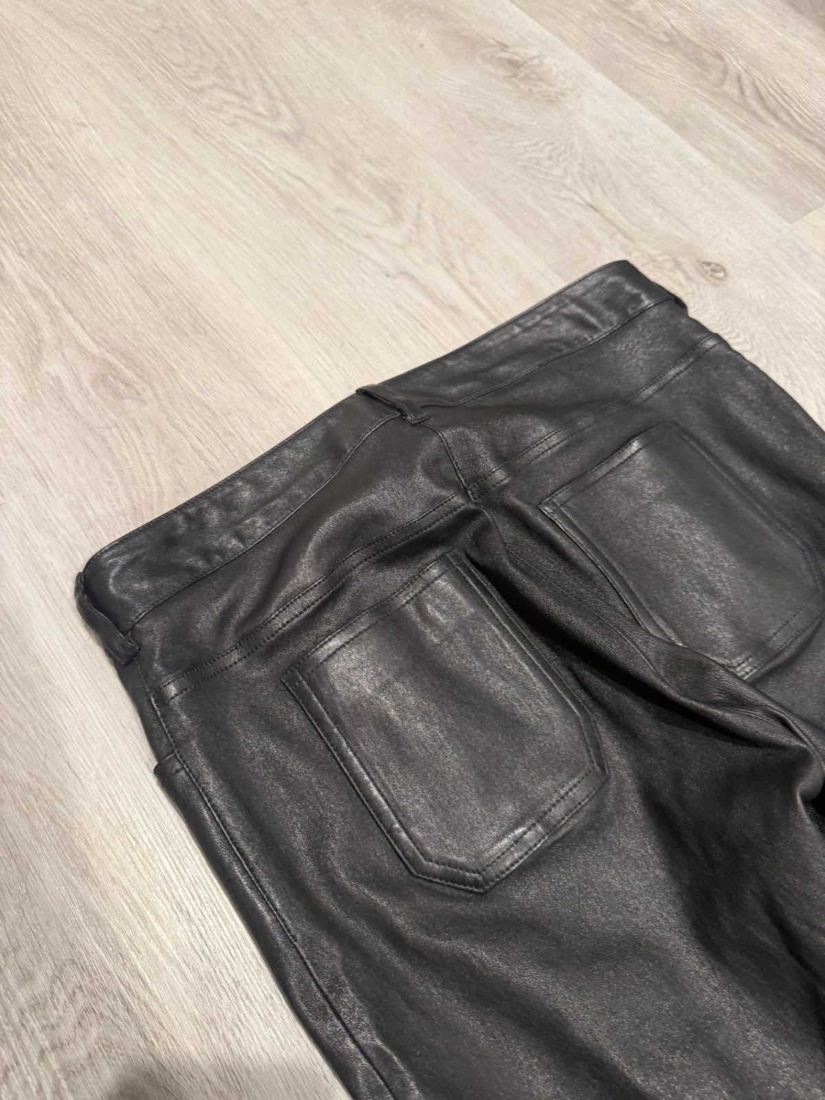 Balenciaga s/s 2015 leather denim cut pants!! Size US 28 / EU 44 - 5 Thumbnail