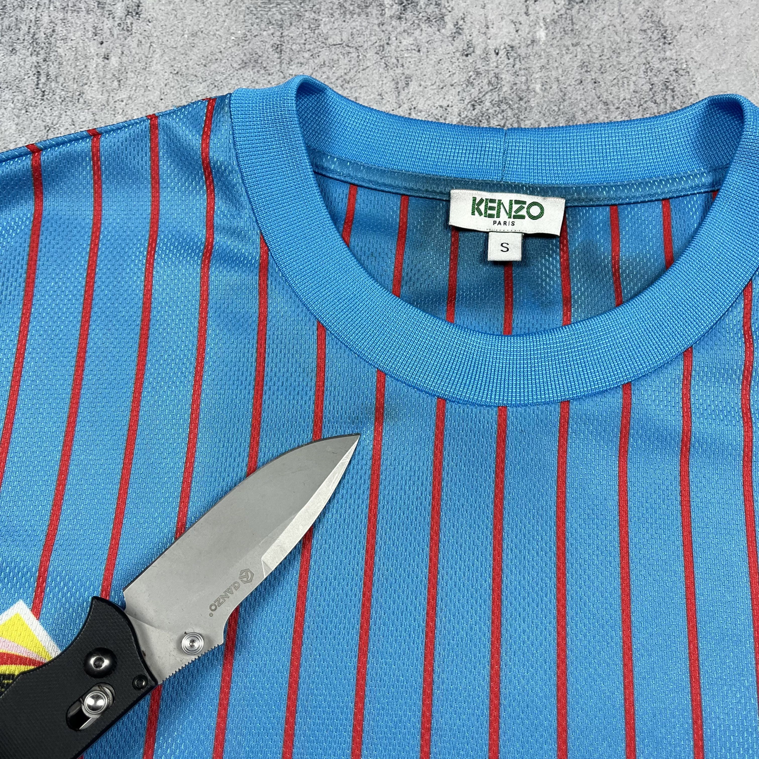 Kenzo Kenzo Stripped “Love Will Make A Better You” Jersey Shirt Size US S / EU 44-46 / 1 - 14 Thumbnail