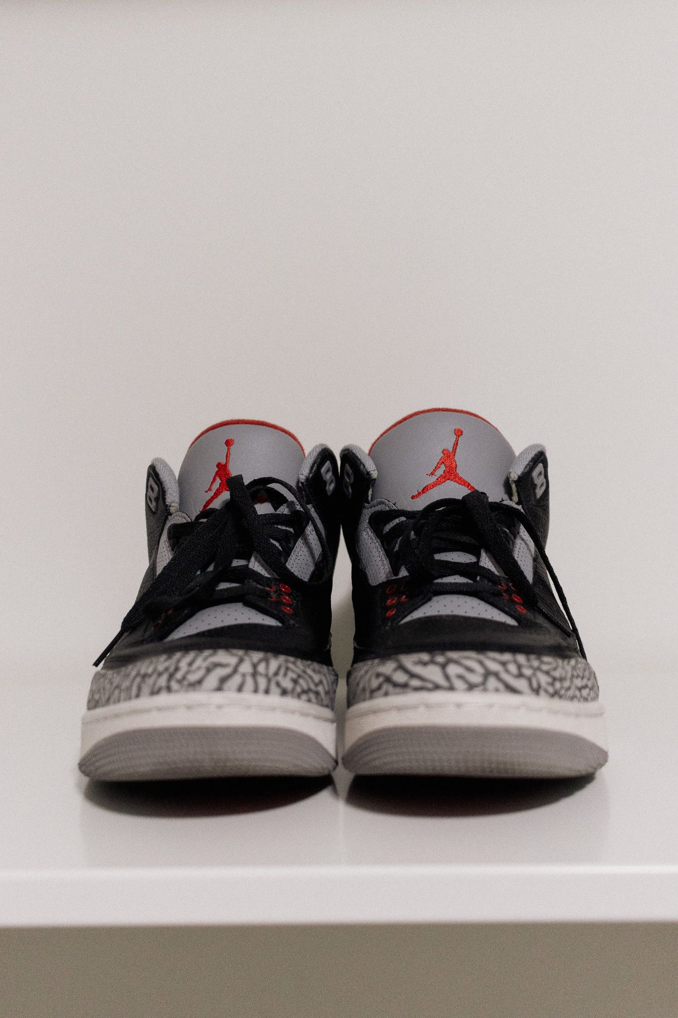 Nike Jordan 3 Black Cement Size US 12 / EU 45 - 3 Thumbnail