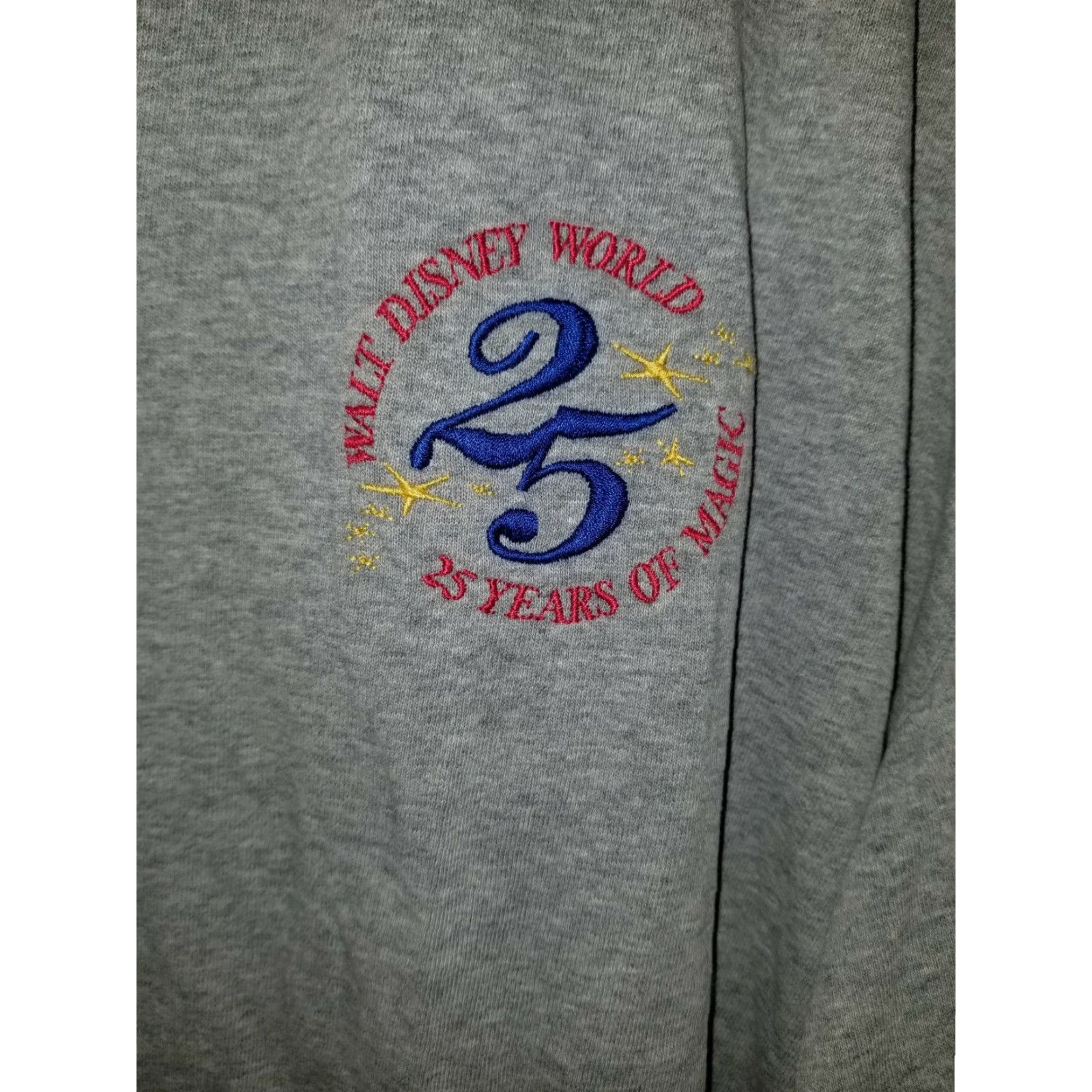 Disney VINTAGE Disney Mickey Inc. 25 Years Walt Disney World Polo Shirt Adult XL Gray Embroidered 25 Years Walt Disney World Mens Polo Size US XL / EU 56 / 4 - 2 Thumbnail