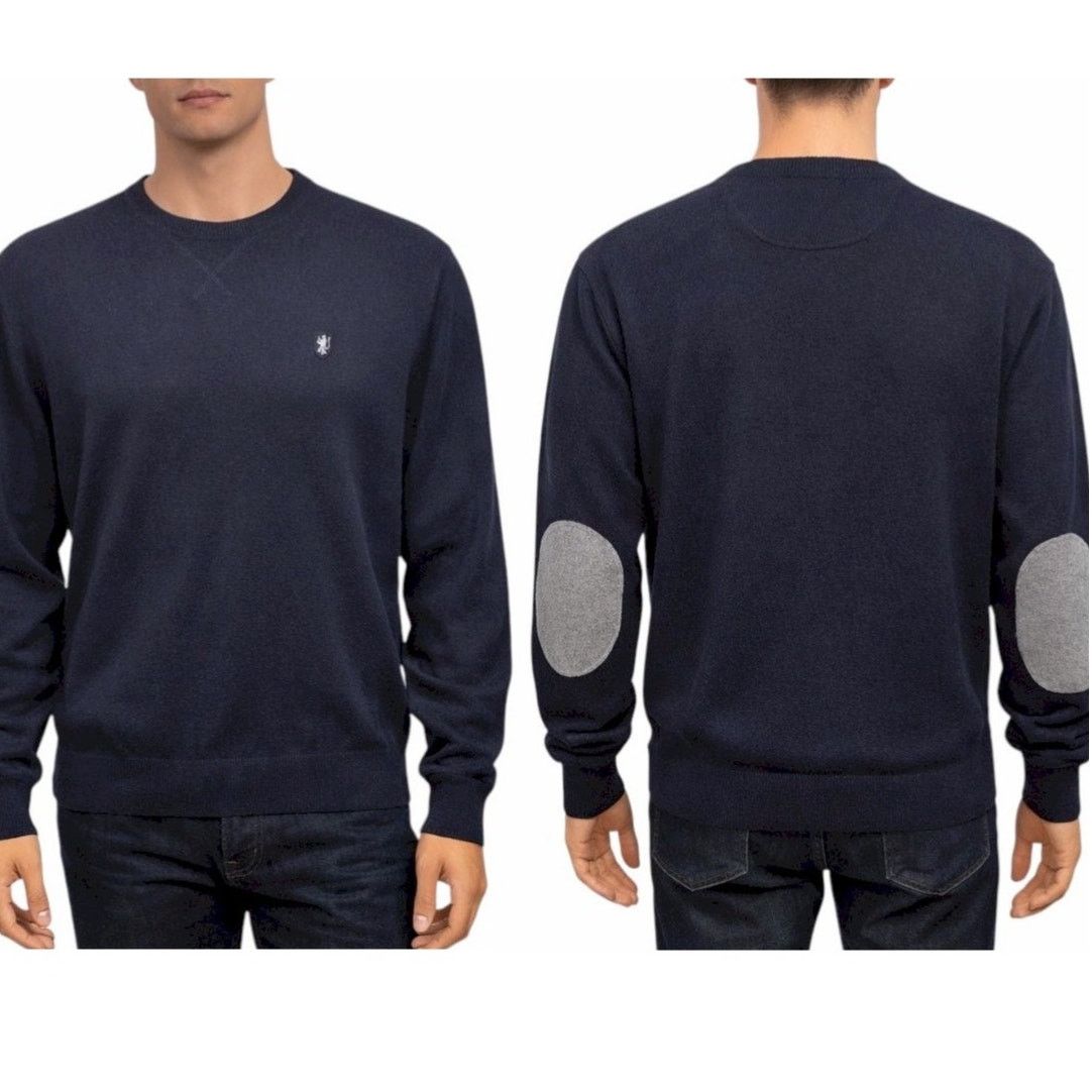 Other LINCS DC & Co. Sweater M Elbow Patch Argyle Cashmere Cotton Size US M / EU 48-50 / 2 - 1 Thumbnail