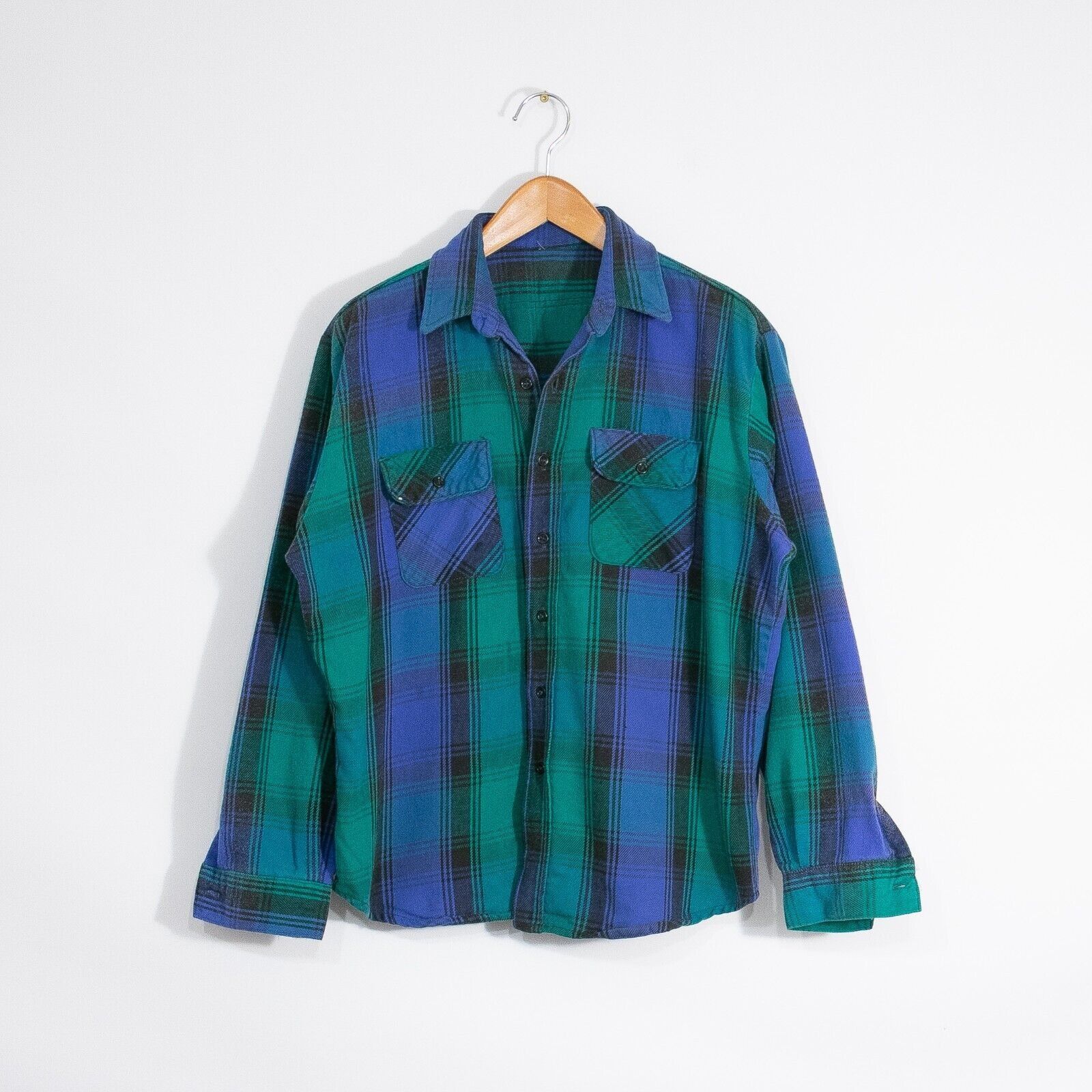 Vintage Vintage Plaid Flannel Button Up Shirt Large - Long Sleeve Size US L / EU 52-54 / 3 - 1 Thumbnail