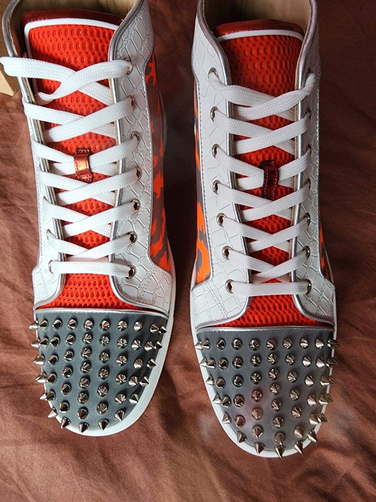 Christian Louboutin New Christian Louboutin Fun Lou Spikes Flat Men’s Size 12.5 Size US 12.5 / EU 45-46 - 5 Thumbnail