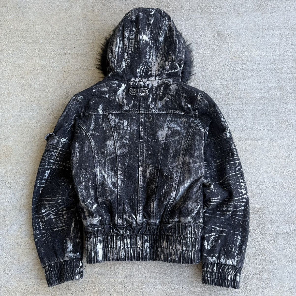Jaded London Jaded London Gunmetal Marshal Distressed Denim Jacket Size US S / EU 44-46 / 1 - 5 Thumbnail