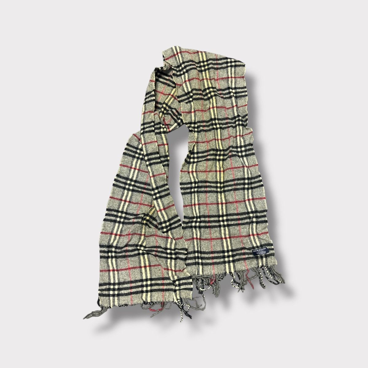 Burberry Vintage Burberry Lamb Wool Nova Check Mafla Size ONE SIZE - 2 Thumbnail