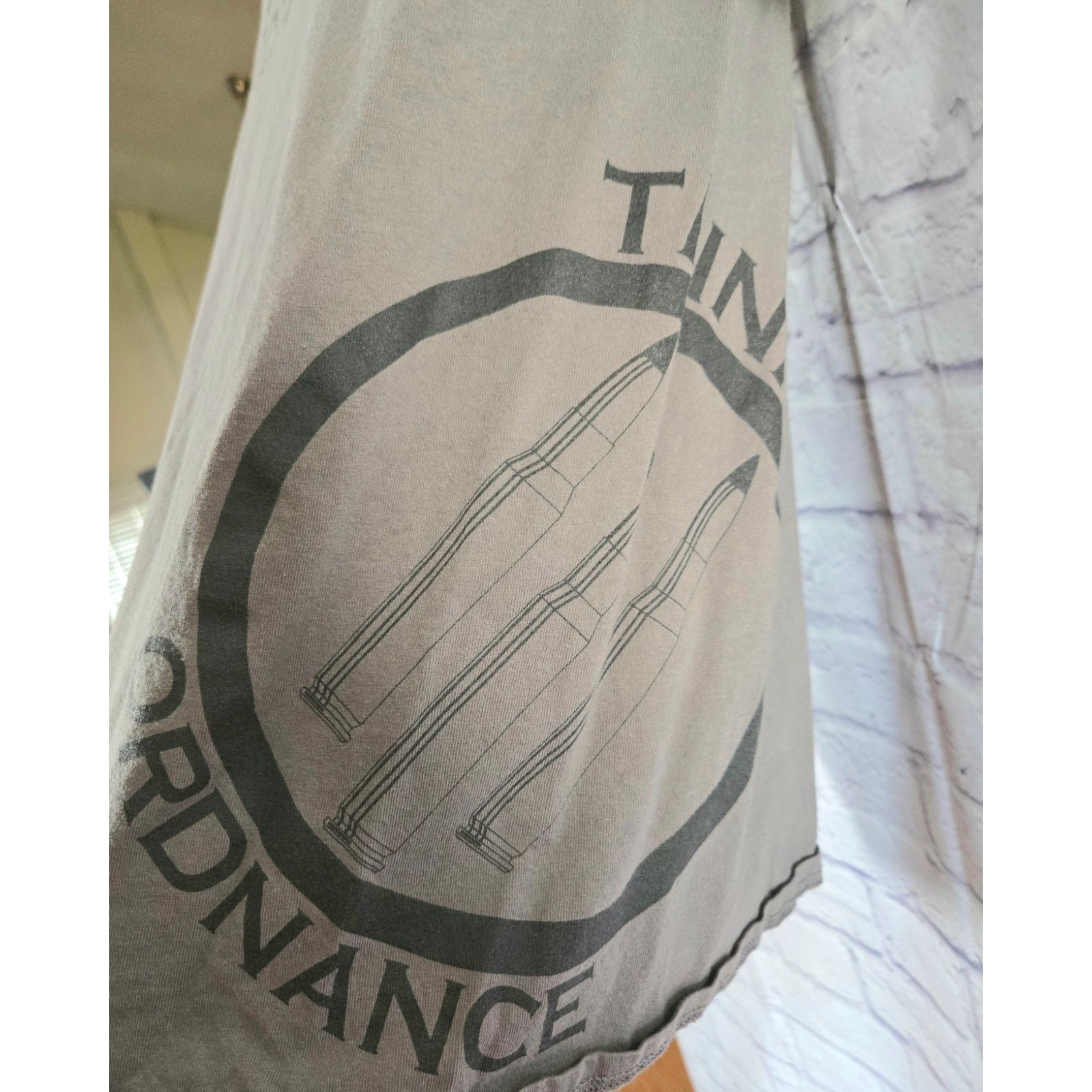 Gildan Gildan Gray Black Trinity Ordnance Graphic T Shirt Large Size US L / EU 52-54 / 3 - 3 Thumbnail