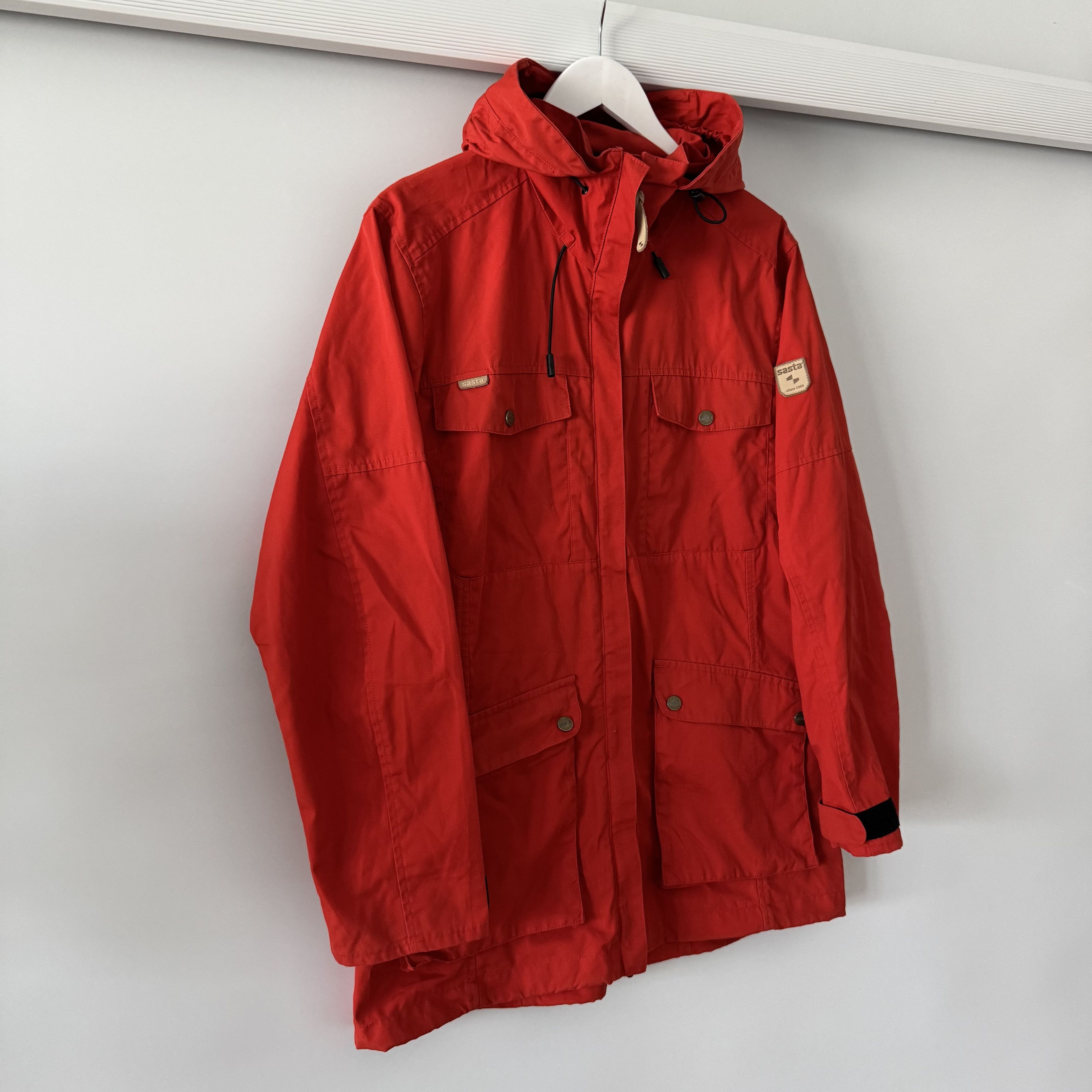 Arc'teryx Women's Sasta Sweden Outdoor Red/Orange Hooded Jacket Size M / US 6-8 / IT 42-44 - 3 Thumbnail