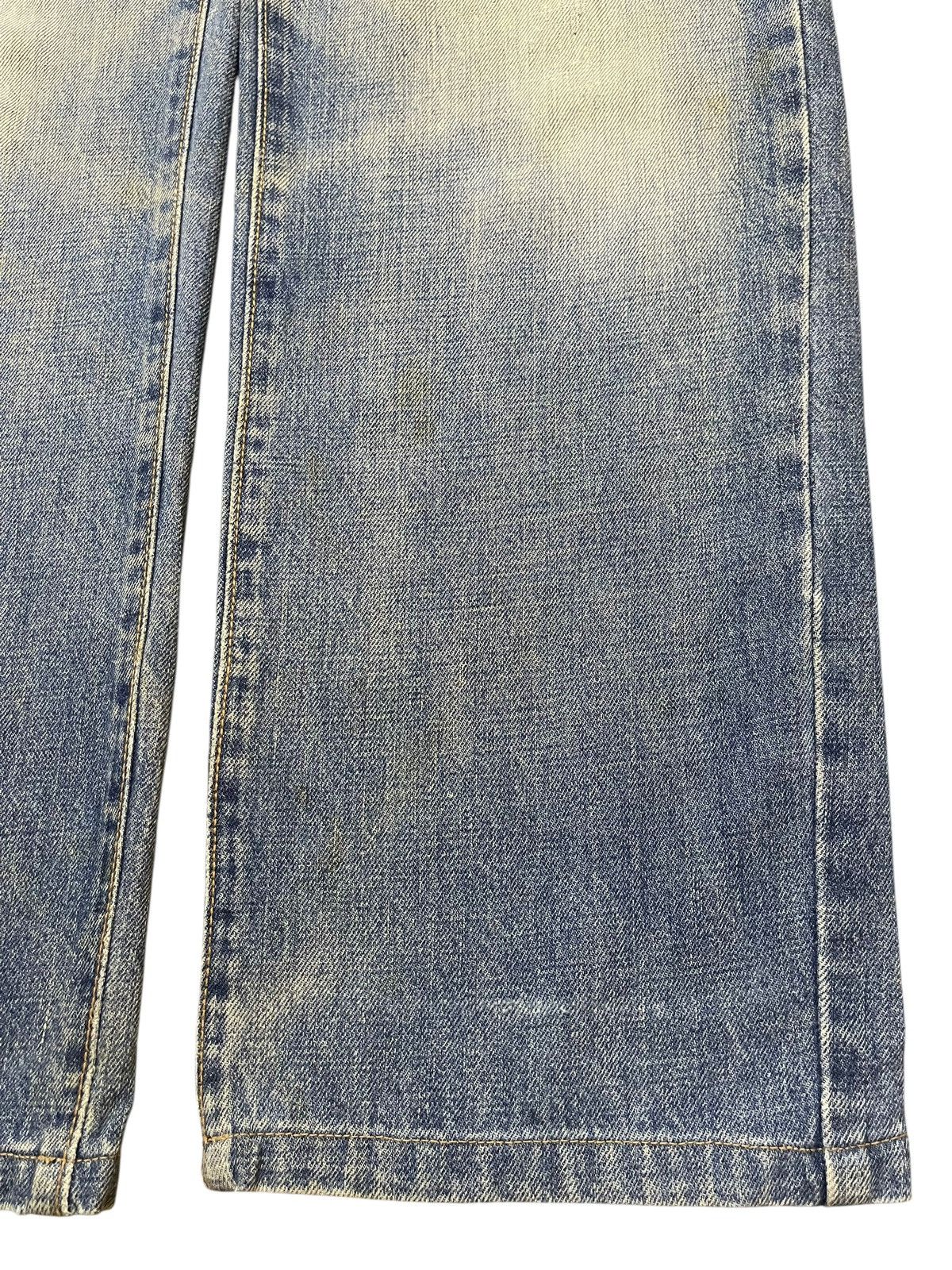 In The Attic Vintage Japanese Brand Mud Wash Faded Distress Loose Jeans Size US 33 - 8 Thumbnail