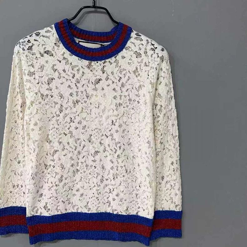 Gucci Embroidered Hollow Sweater by Gucci - dmc Size US XS / EU 42 / 0 - 1 Thumbnail