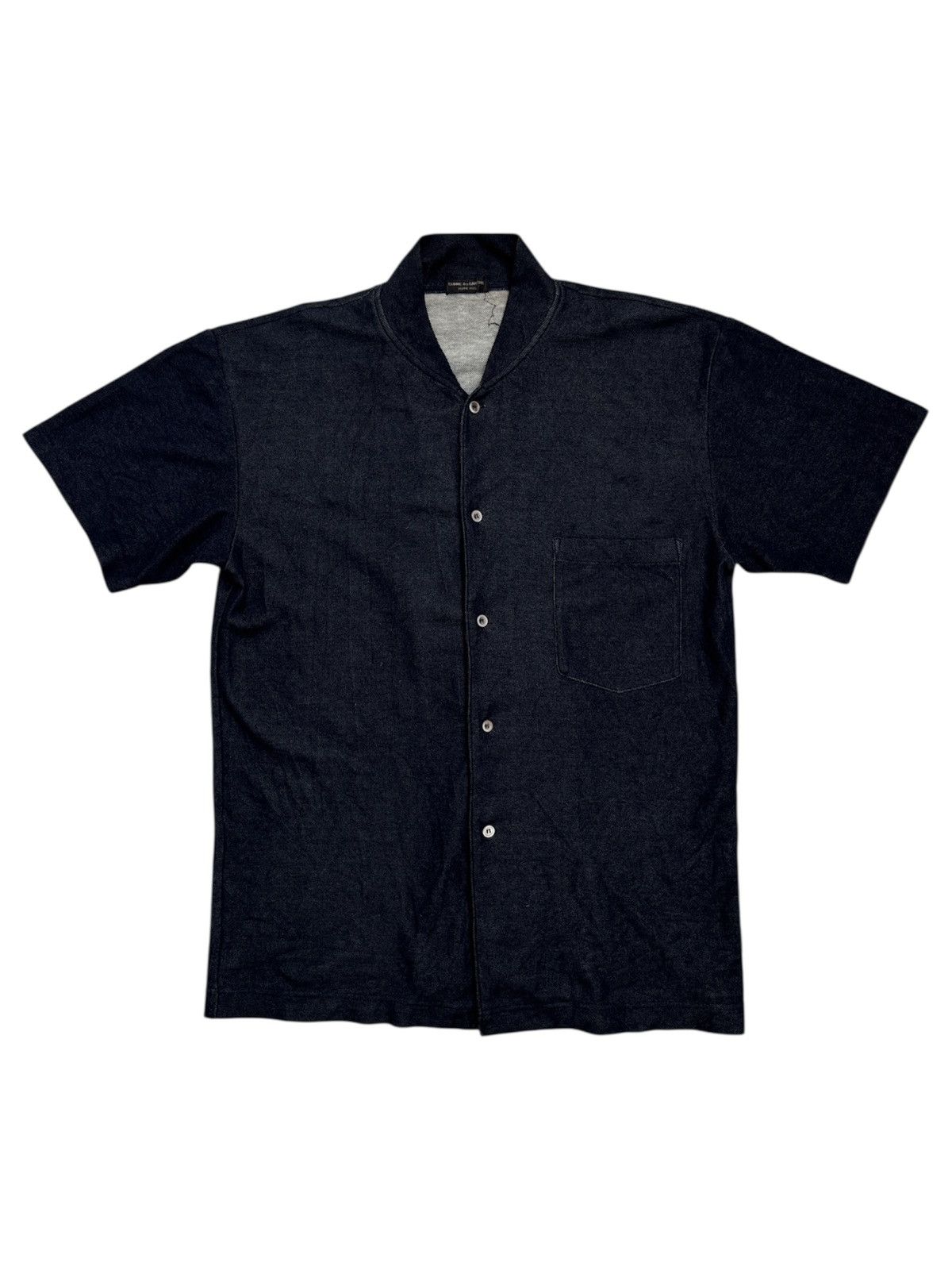 Comme des Garcons Homme Plus 1990s Indigo Dyed Shirt Size US M / EU 48-50 / 2 - 1 Thumbnail