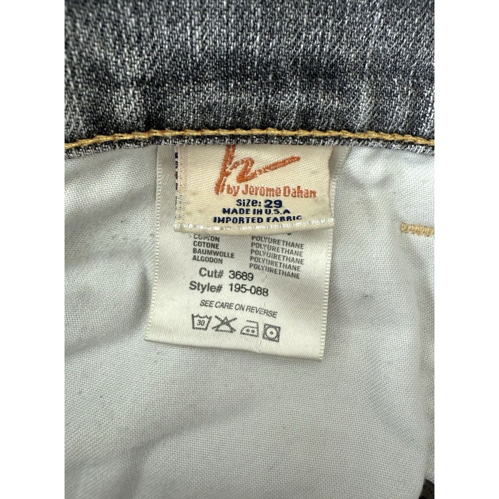 Citizens Of Humanity VTG Citizens of Humanity Jackie Bootcut Jeans Womens 29 (33x32) Denim Gray 5-Pocket 195088 Jeans Mens Womens Girls Boys Size 29" - 4 Thumbnail