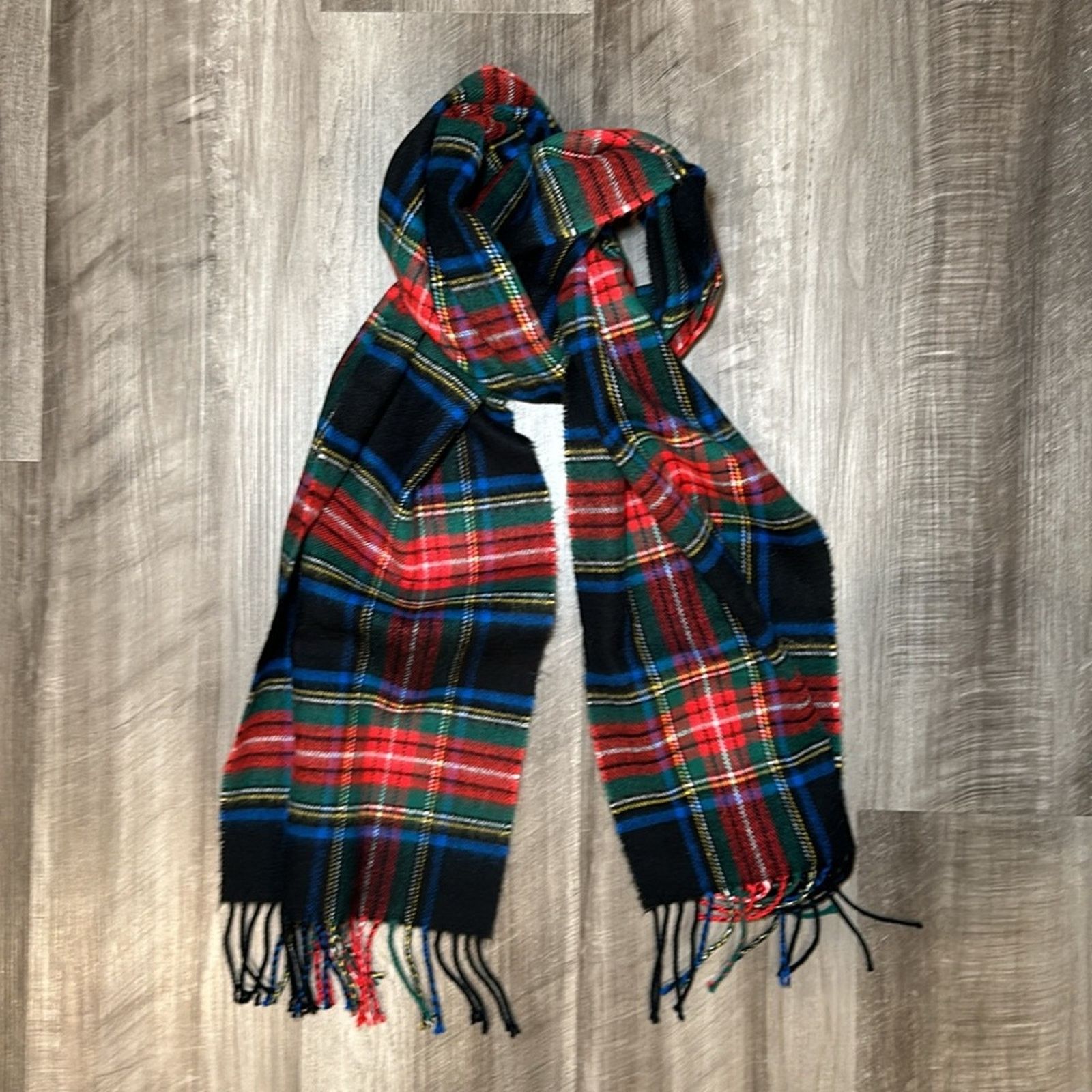 Other Flannel Plaid Scarf - OS Size ONE SIZE - 3 Thumbnail