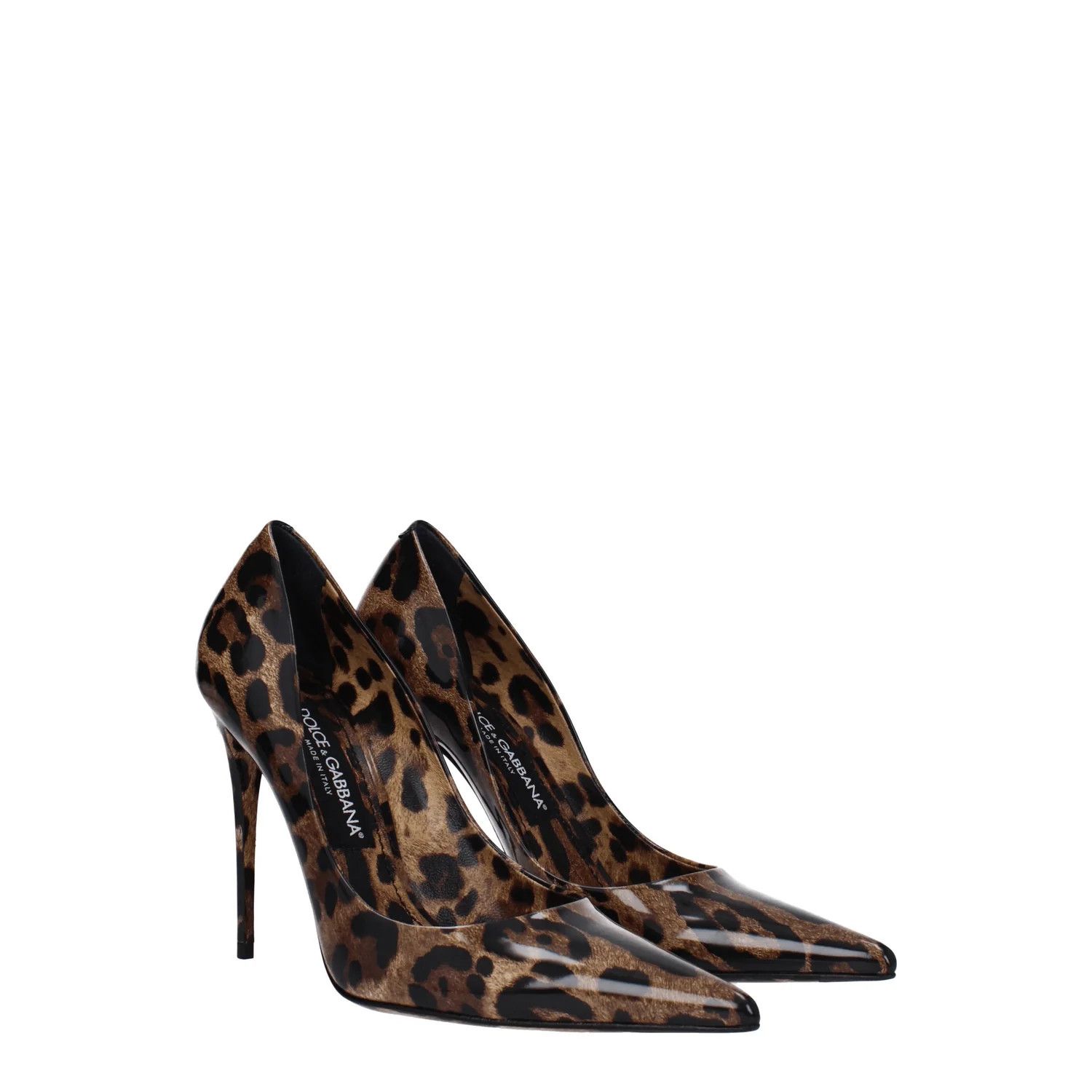 Dolce & Gabbana ob1o1e1124 Leather Pumps in Brown/Leopard Size US 9 / IT 39 - 2 Thumbnail