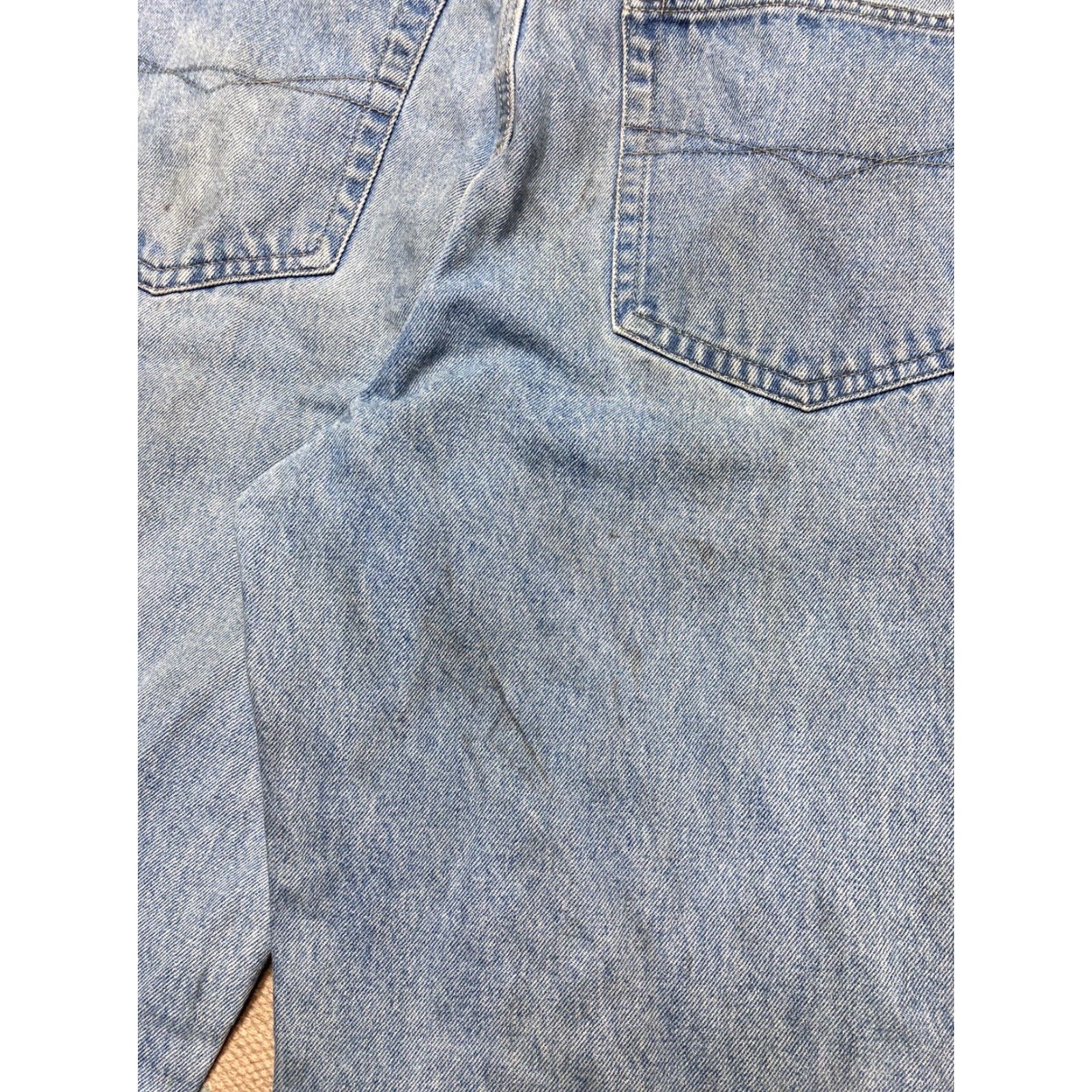 Vintage VINTAGE Culture Jeans Men 36x31 Blue Distressed Wide-Leg Grunge Skater 90s 2000s Jeans Size US 36 / EU 52 - 5 Thumbnail