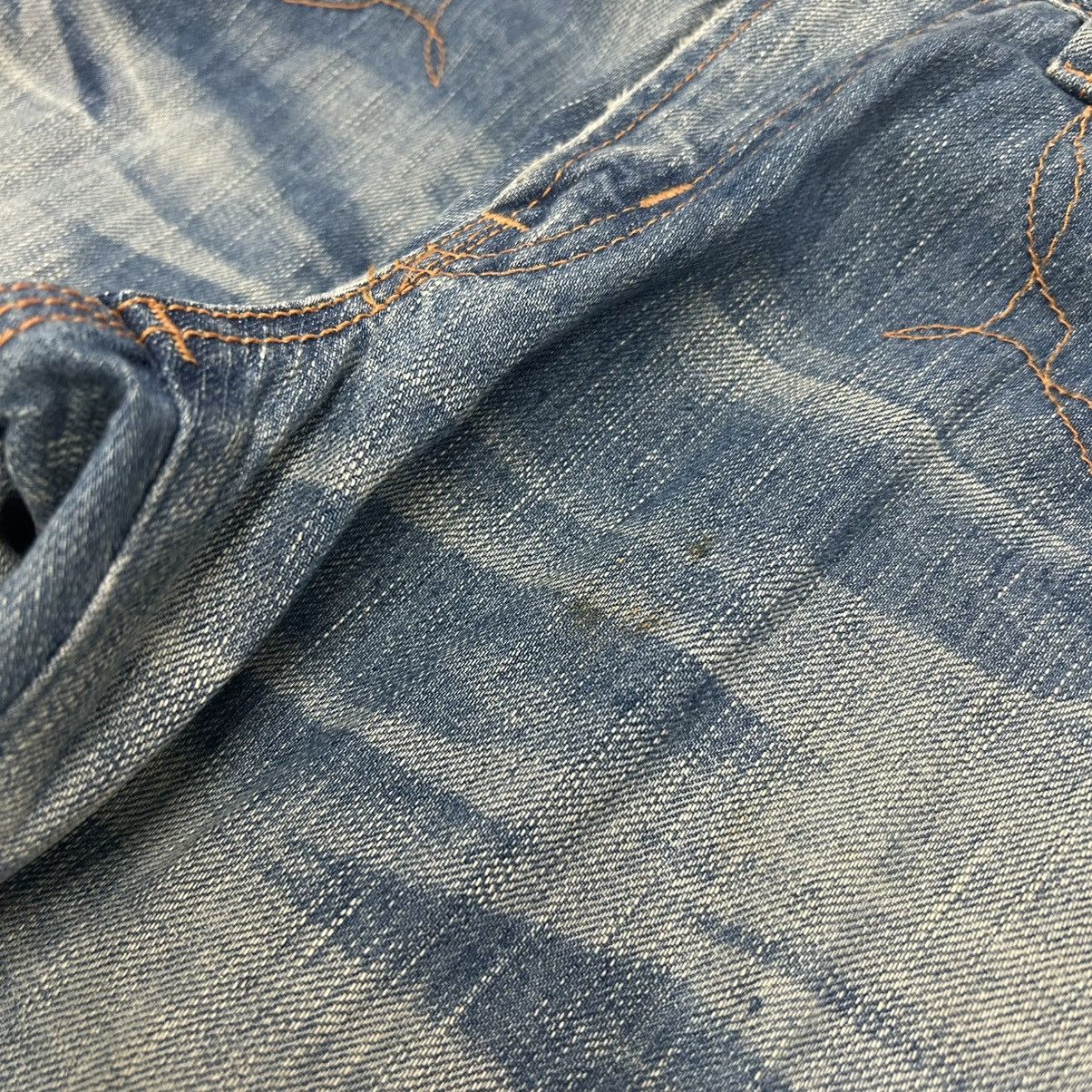 Edwin Vintage Edwin 503 Flare Blue Way Washed Light Blue Jean Size US 30 / EU 46 - 9 Thumbnail