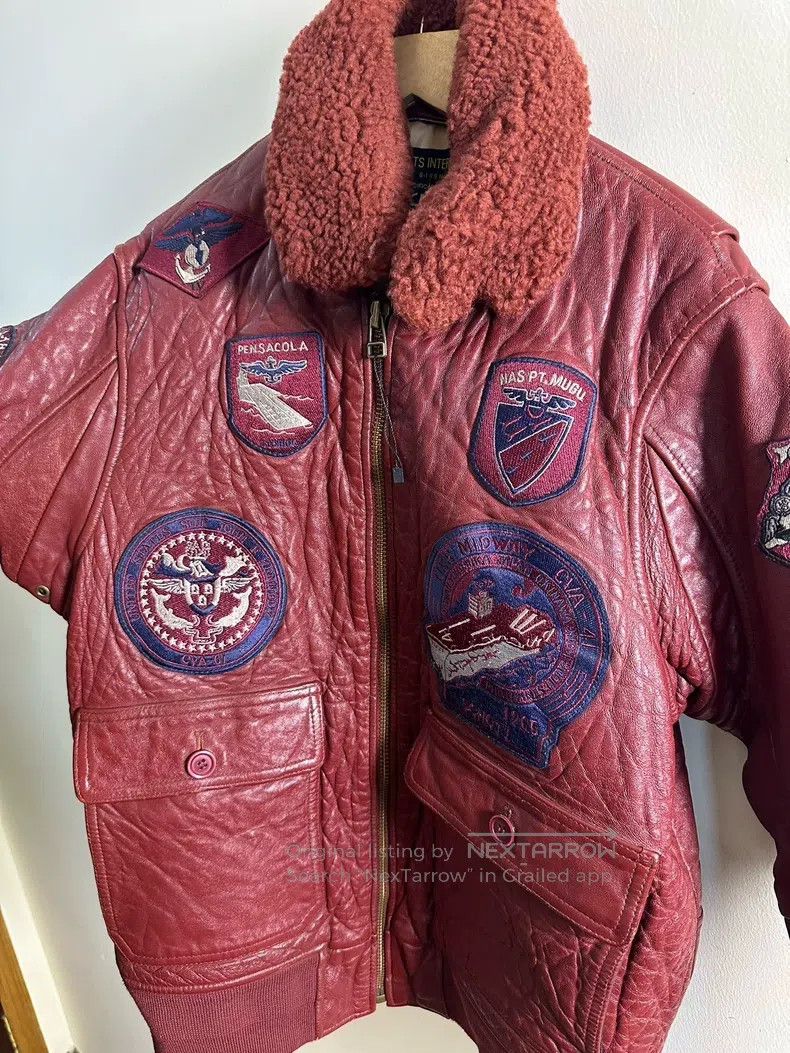 Schott Schott Flying leather jacket Size US L / EU 52-54 / 3 - 9 Thumbnail