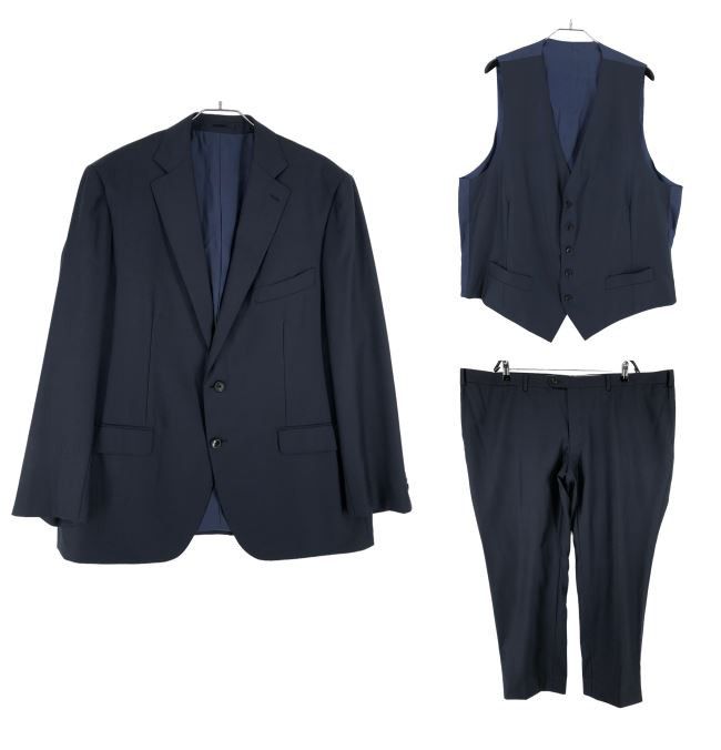 Suitsupply SUITSUPPLY Lazio Wool Formal Suit EU:31; UK/US:52S - W46 L32 Size 52S - 1 Thumbnail