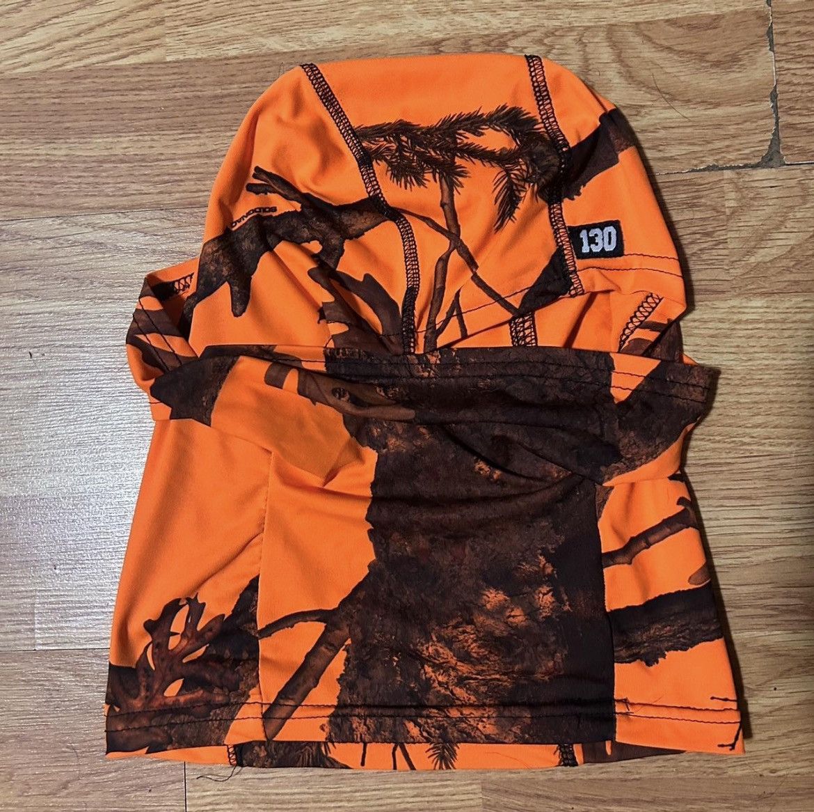 130 World 130 work orange camo ski masj Size 34 - 1 Thumbnail