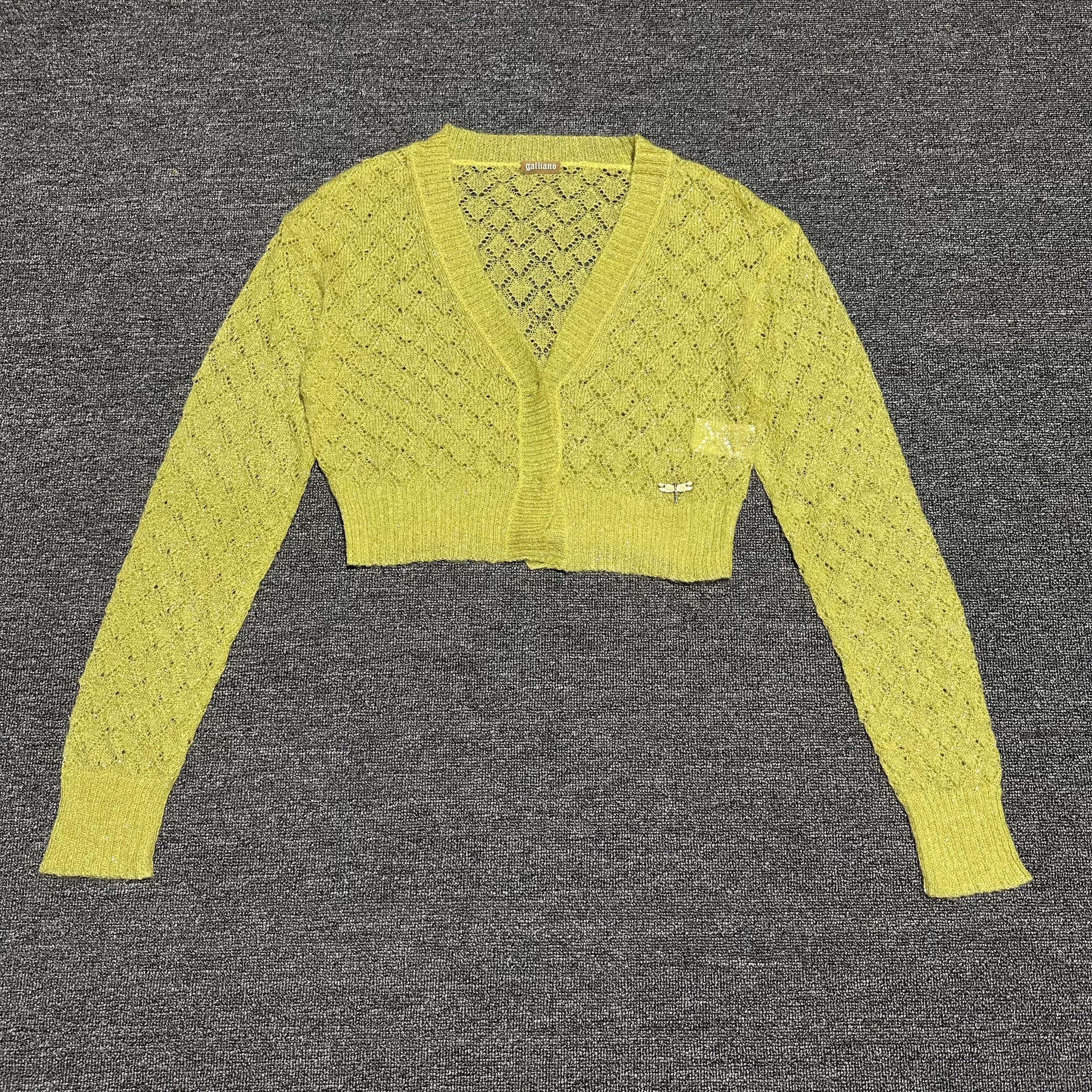 John Galliano Galliano Croptop Knitwear Size S / US 4 / IT 40 - 1 Thumbnail