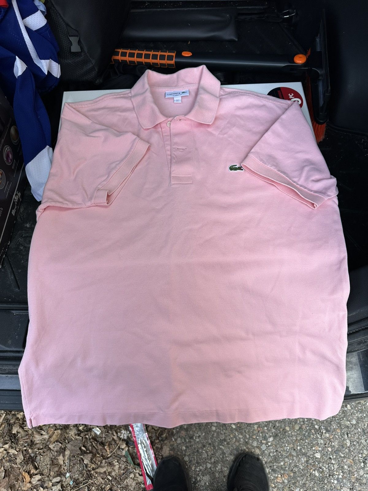 Lacoste LACOSTE Classic Fit Polo Shirt Men's Size L Light Pink Size US L / EU 52-54 / 3 - 1 Thumbnail