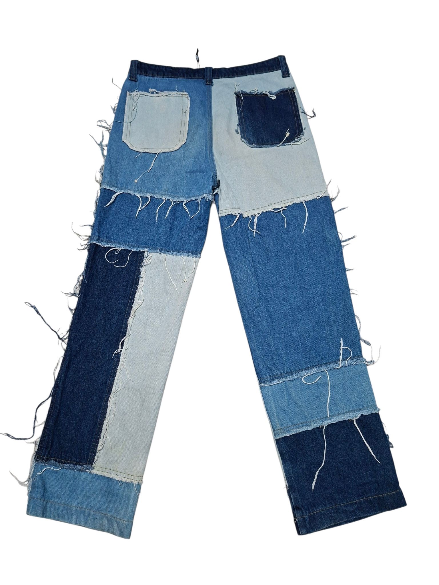 Jaded London JADED LONDON DISTRESSED PATCHED SKATE FIT JEANS DENIM Size US 32 / EU 48 - 3 Thumbnail