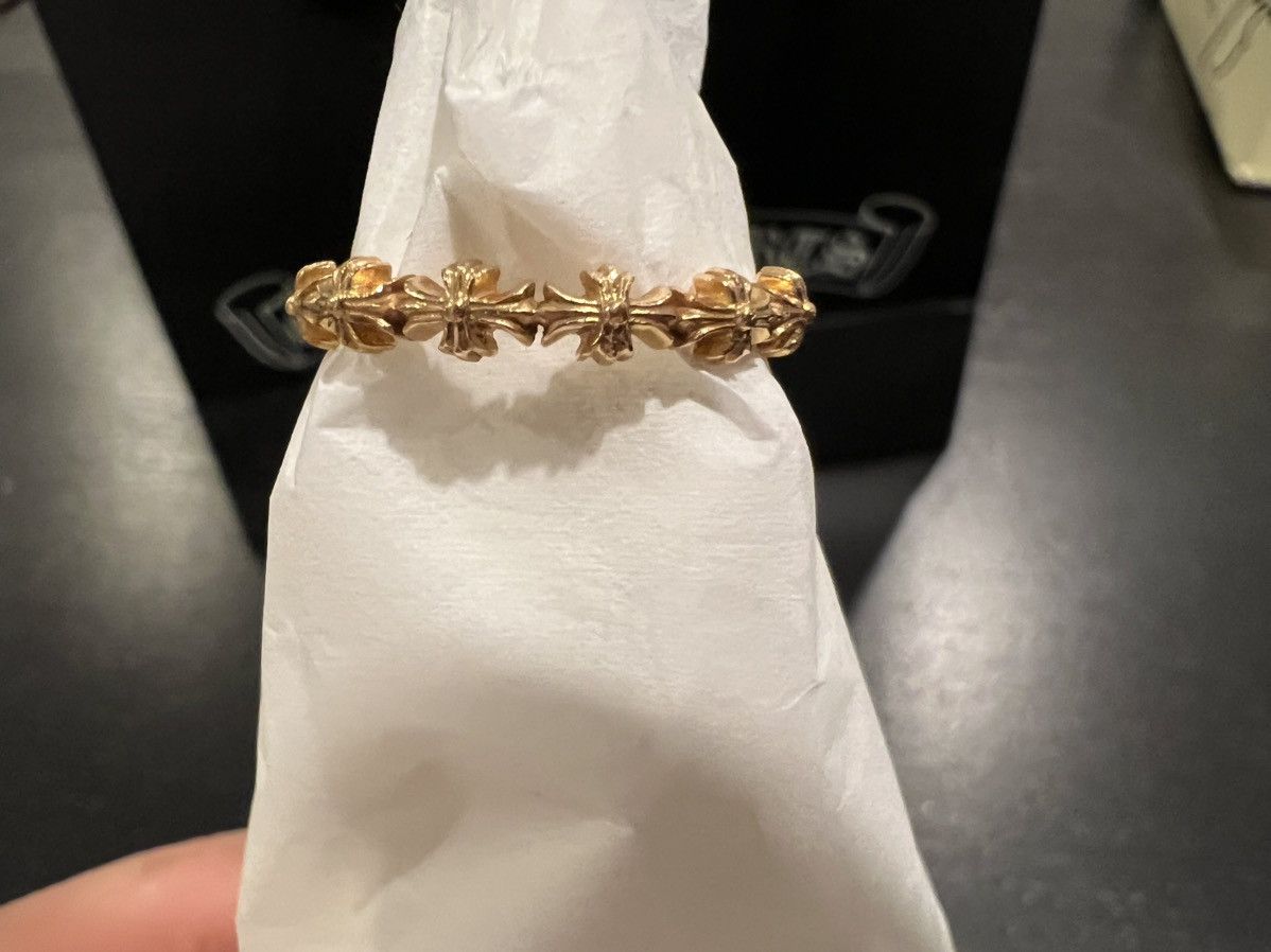 Chrome Hearts Chrome Hearts Tiny E Ring 22K Gold Band Size 9 Size ONE SIZE - 4 Thumbnail