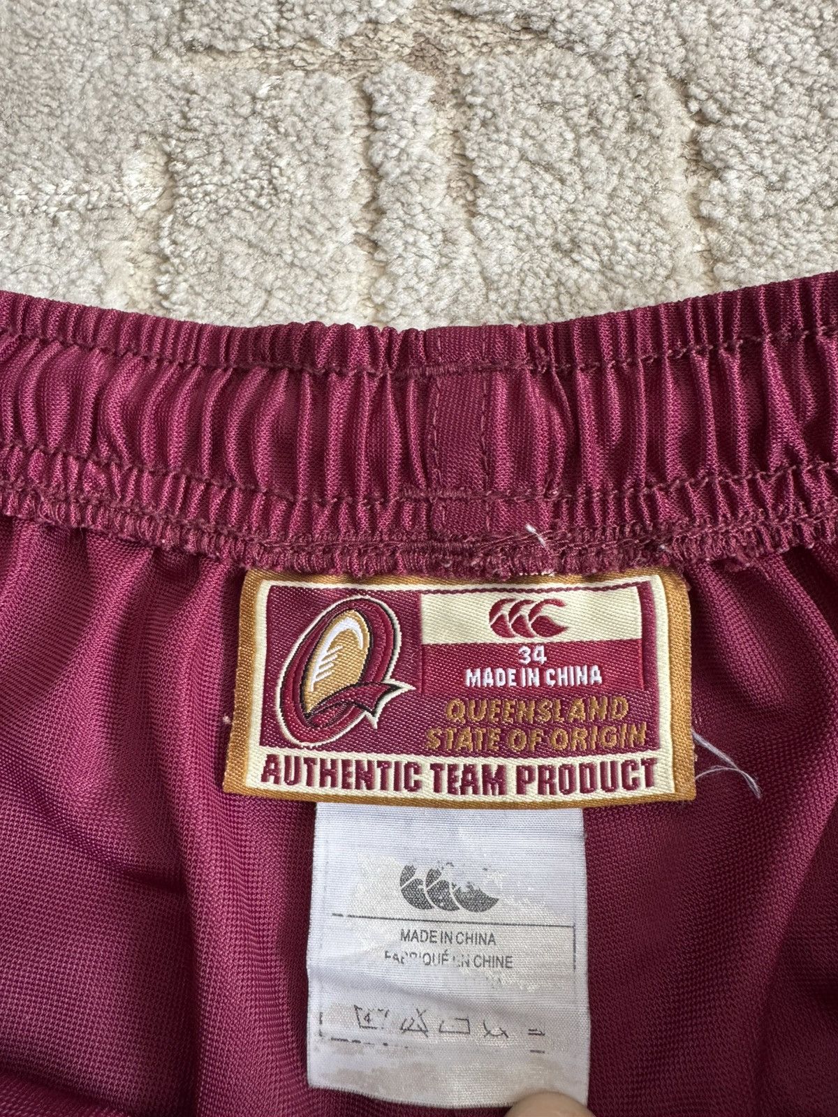 Canterbury of New Zealand × Vintage Vintage Queensland Of Origin Canterbury Rugby Shorts Jersey Size US 34 / EU 50 - 10 Thumbnail