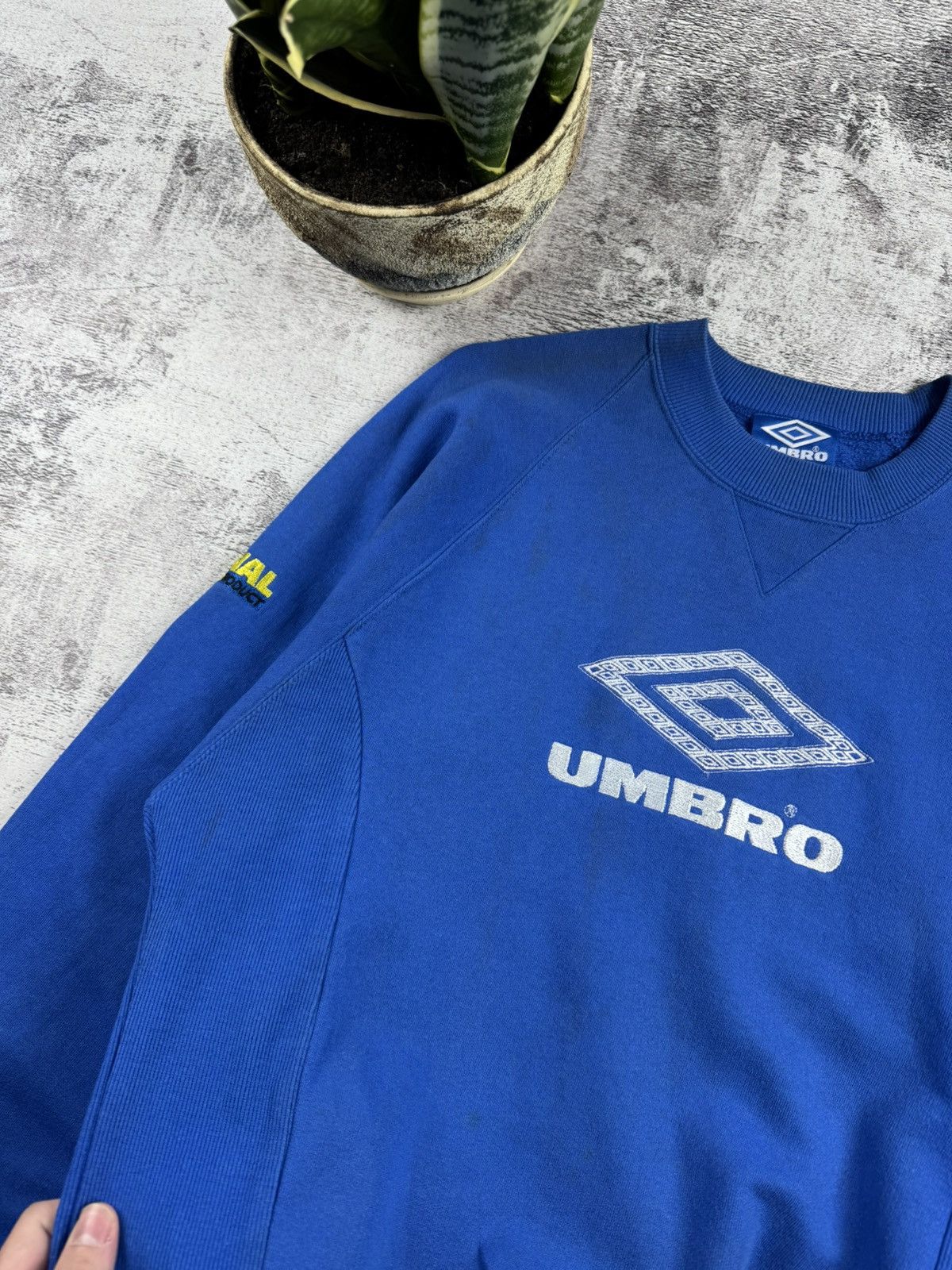 Umbro Umbro Soccer Pro Training Hoodie Blue Sweatshirt Pullover Size US S / EU 44-46 / 1 - 10 Thumbnail