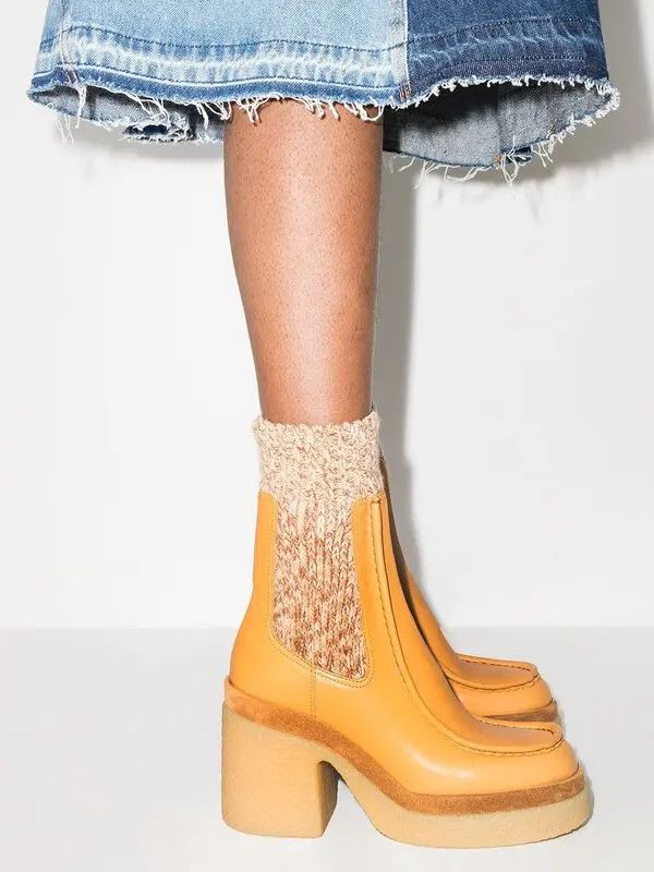 Chloe o1y0825 Ankle Boots in Multicolor Size US 7 / IT 37 - 4 Thumbnail