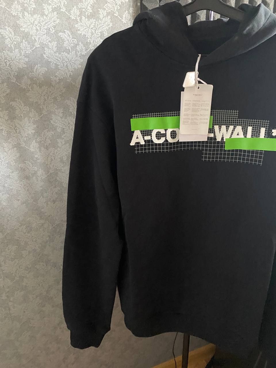 A-COLD-WALL* A-Cold-Wall* Black Grid Hoodie Size US M / EU 48-50 / 2 - 8 Thumbnail