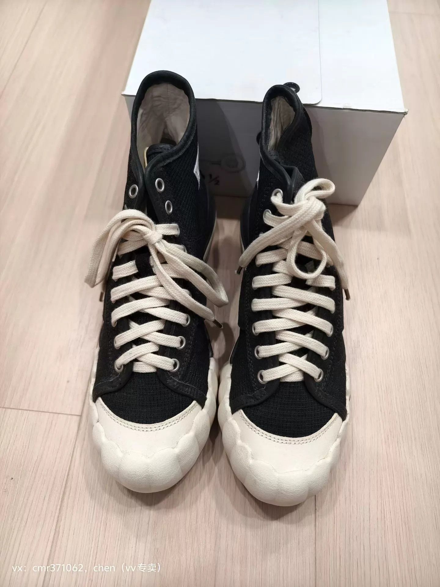 Visvim VISVIM 22SS LANIER HI High Top Sneaker Black 8.5 Size US 8.5 / EU 41-42 - 1 Thumbnail