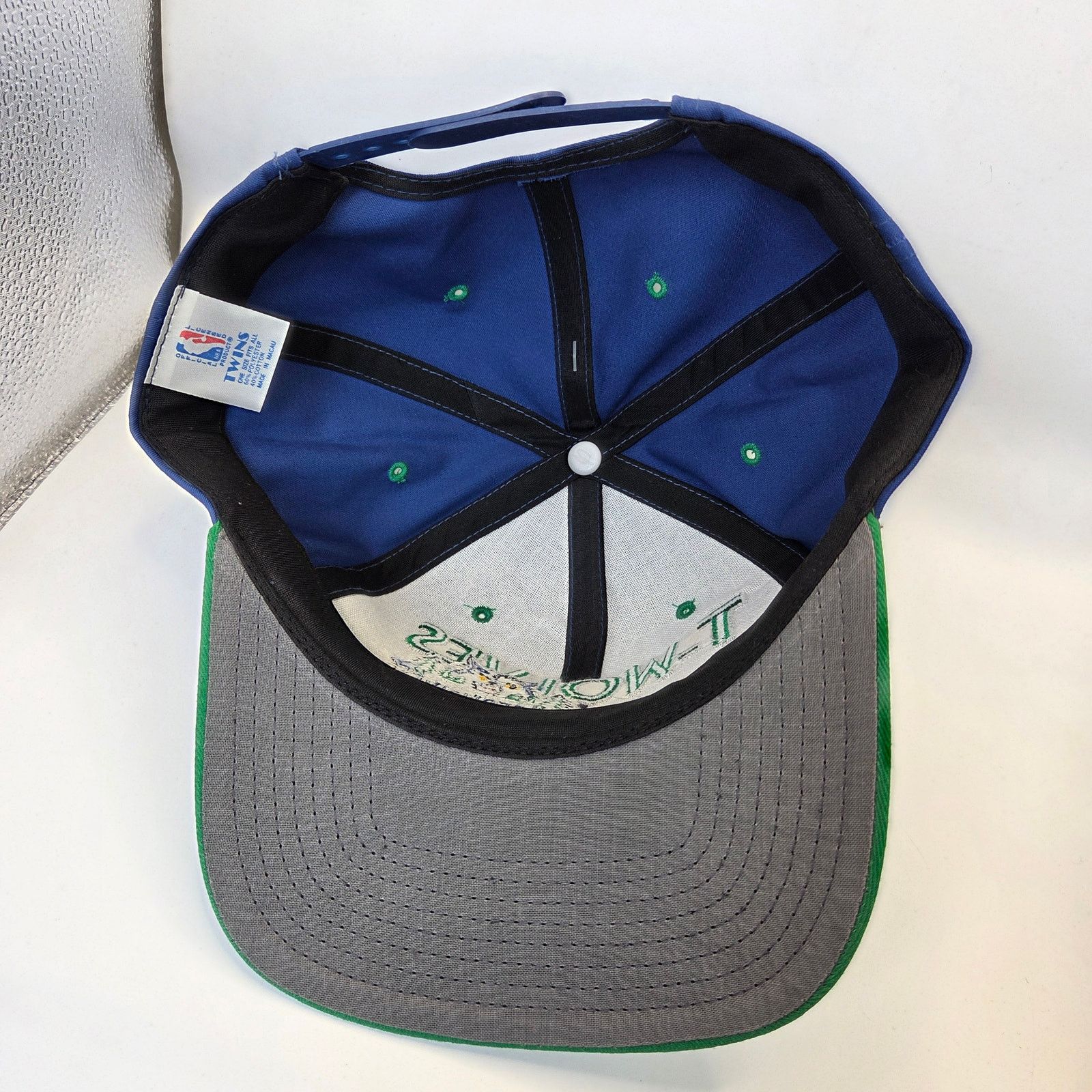 Twins Enterprise Inc. Vintage Minnesota Timberwolves Snapback Hat NWT Twins Size ONE SIZE - 8 Thumbnail