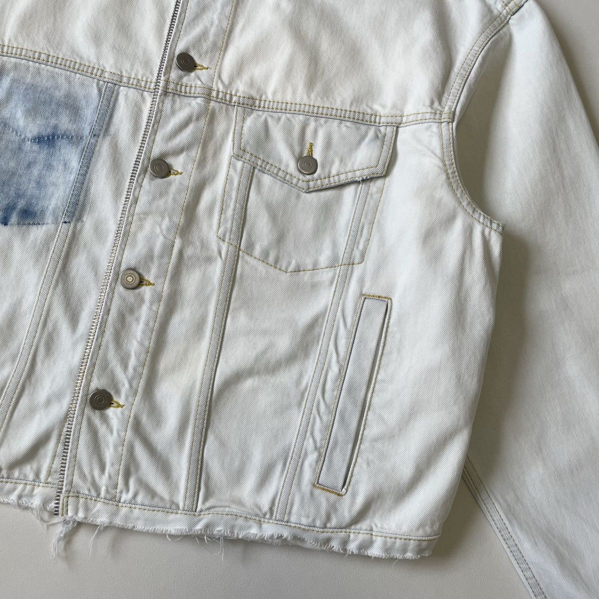 Maison Margiela S/S 19 Re Worked Denim Jacket Size US M / EU 48-50 / 2 - 7 Thumbnail