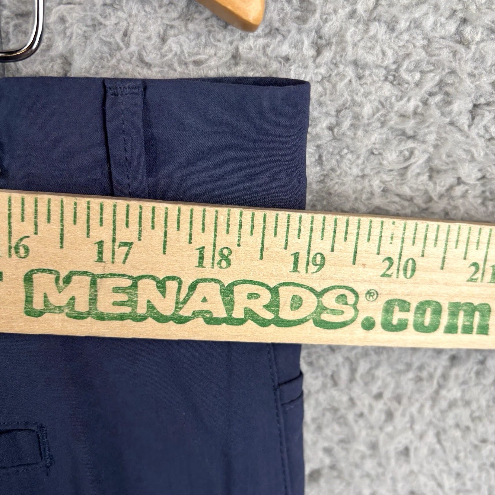 Perry Ellis Perry Ellis Dress Pants Mens 36x30 Navy Slim-Fit Stretch TechWorks Straight Leg Dress Pants Mens Slim-Fit Navy 36x30 Size US 36 / EU 52 - 6 Thumbnail