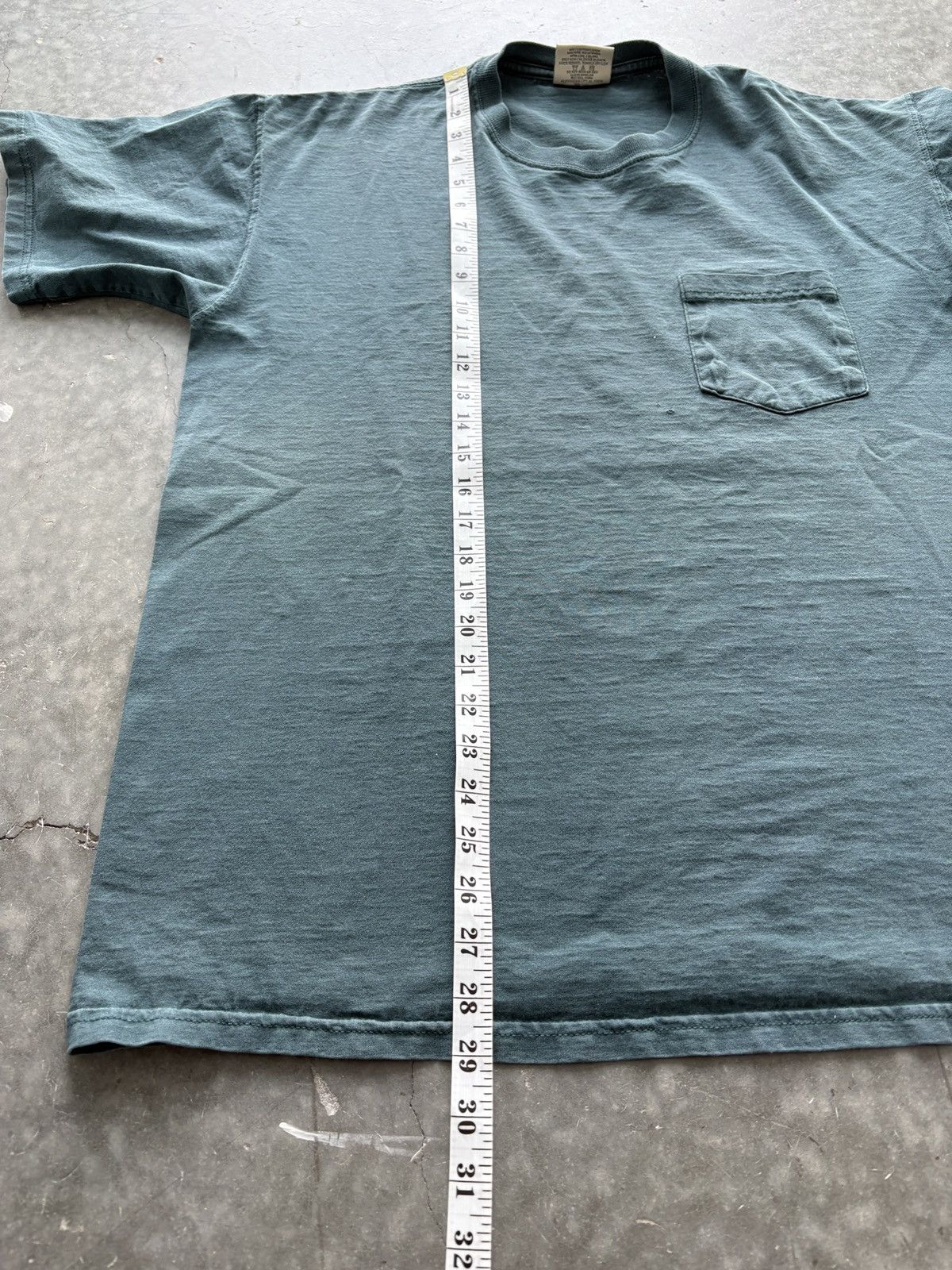 Russell Athletic Vintage Y2K Russell Pro Cotton Pocket Tee Turquoise Size US XL / EU 56 / 4 - 8 Thumbnail