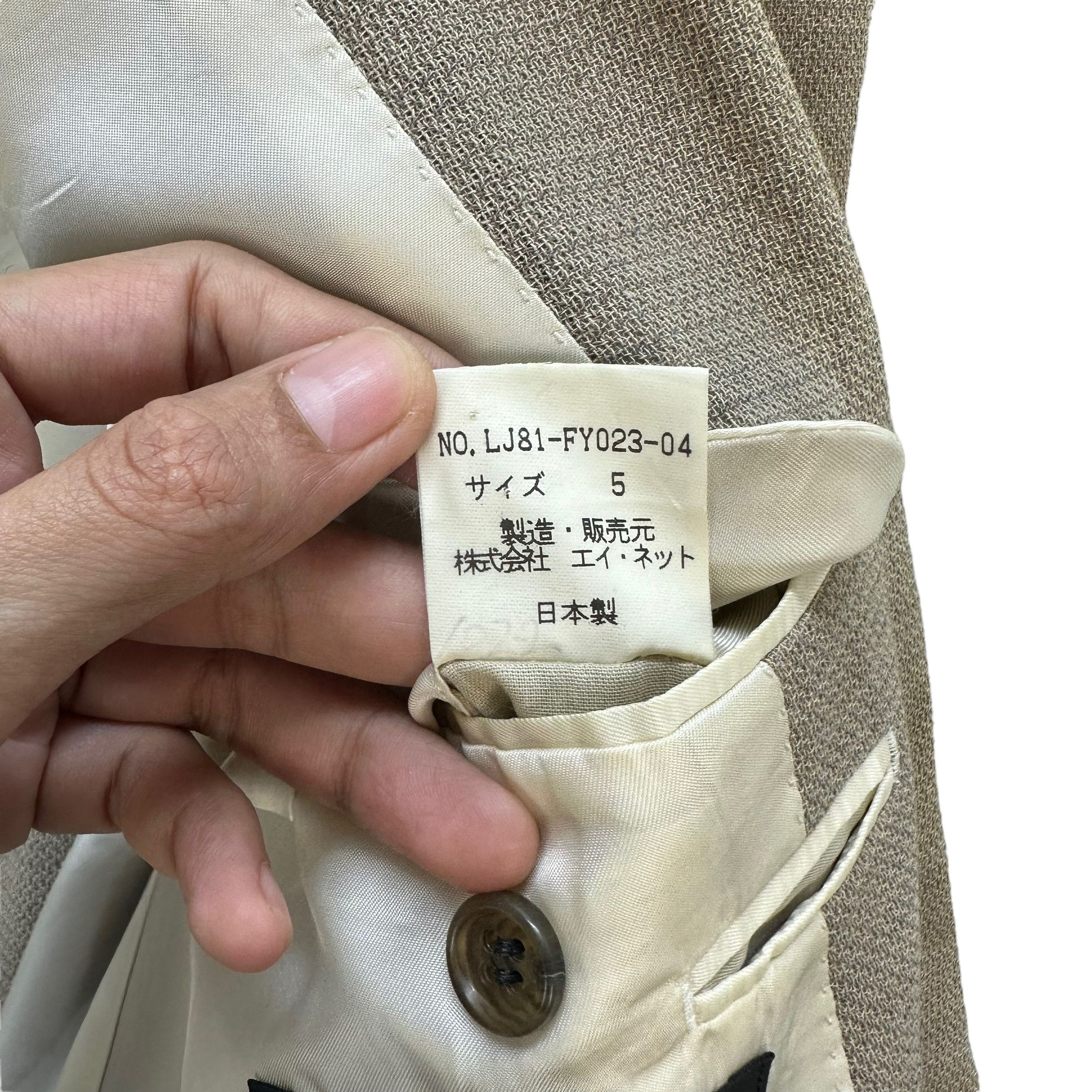 Issey Miyake IM PRODUCT BY ISSEY MIYAKE SUIT JACKET / BLAZERS #7720-166 Size 44R - 12 Thumbnail